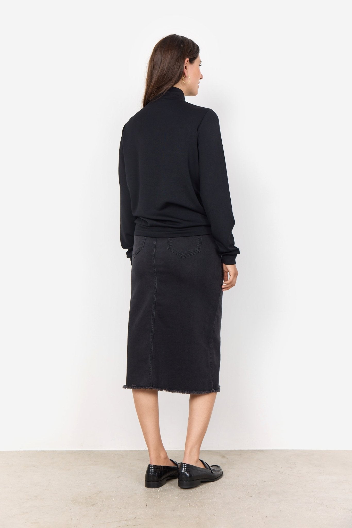 Soya ConceptSoya Concept Banu 187 SweatshirtClothingBlack - Blue Water Clothing