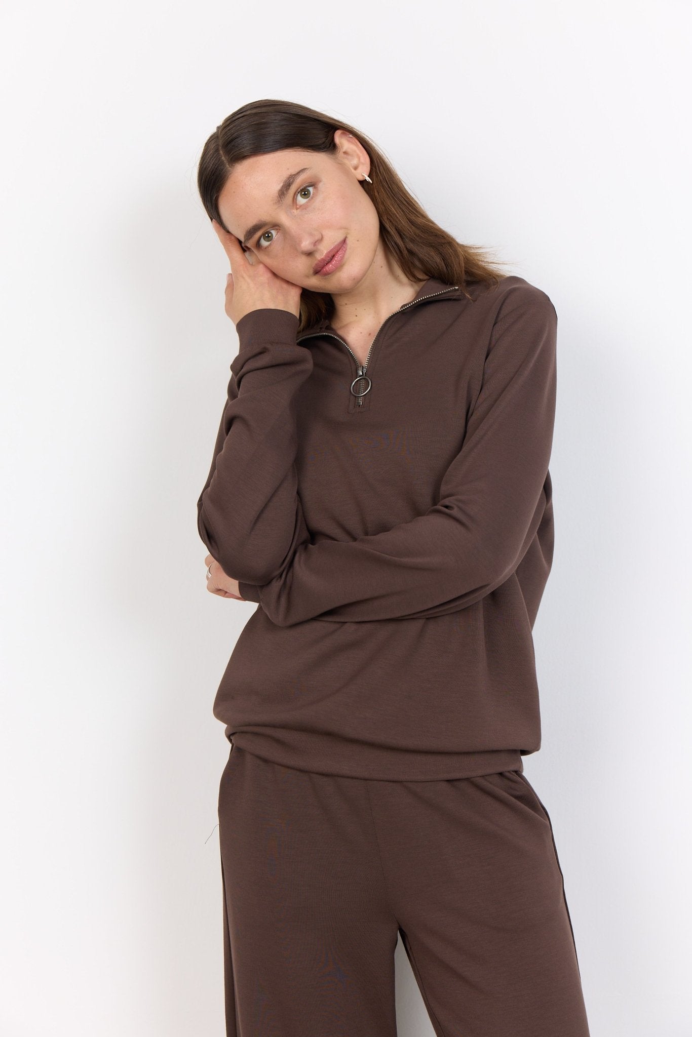 Soya ConceptSoya Concept Banu 187 SweatshirtClothingHot Fudge - Blue Water Clothing