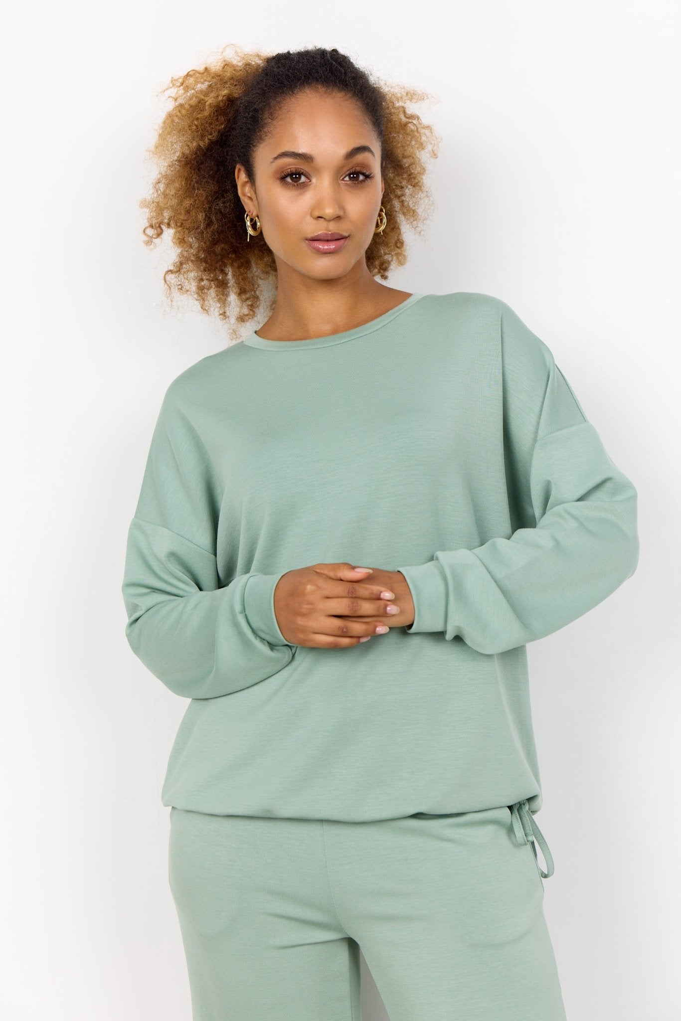 Soya ConceptSoya Concept Banu 212 SweatshirtTopsMineral Green - Blue Water Clothing