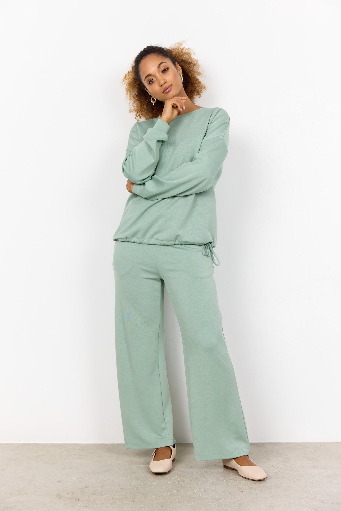 Soya ConceptSoya Concept Banu 212 SweatshirtTopsMineral Green - Blue Water Clothing