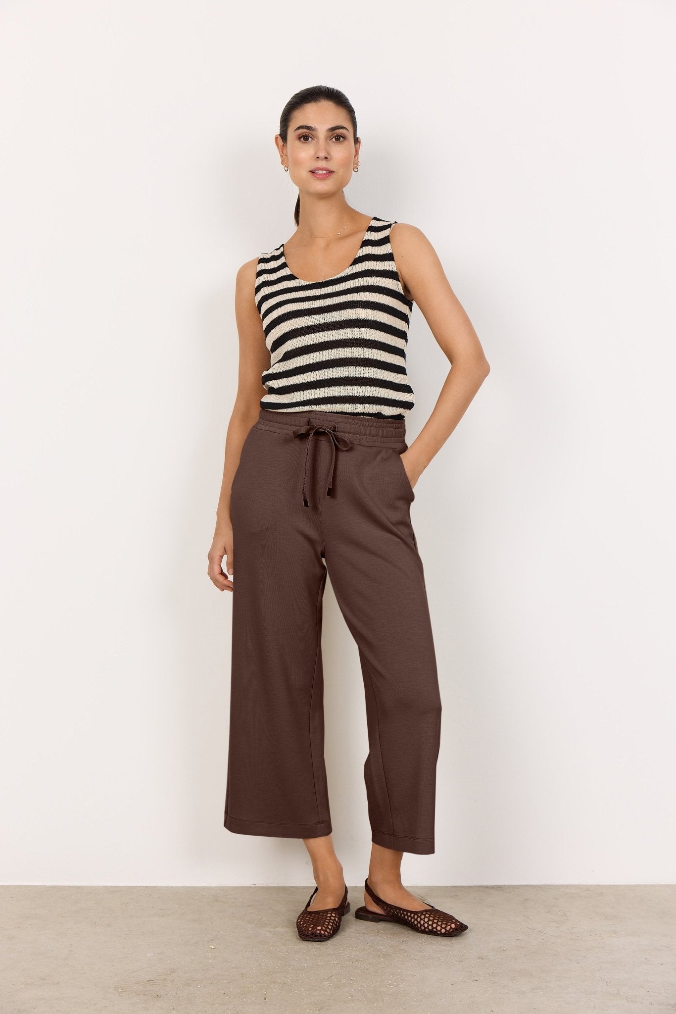 Soya ConceptSoya Concept Banu 26 PantsClothingCream - Blue Water Clothing