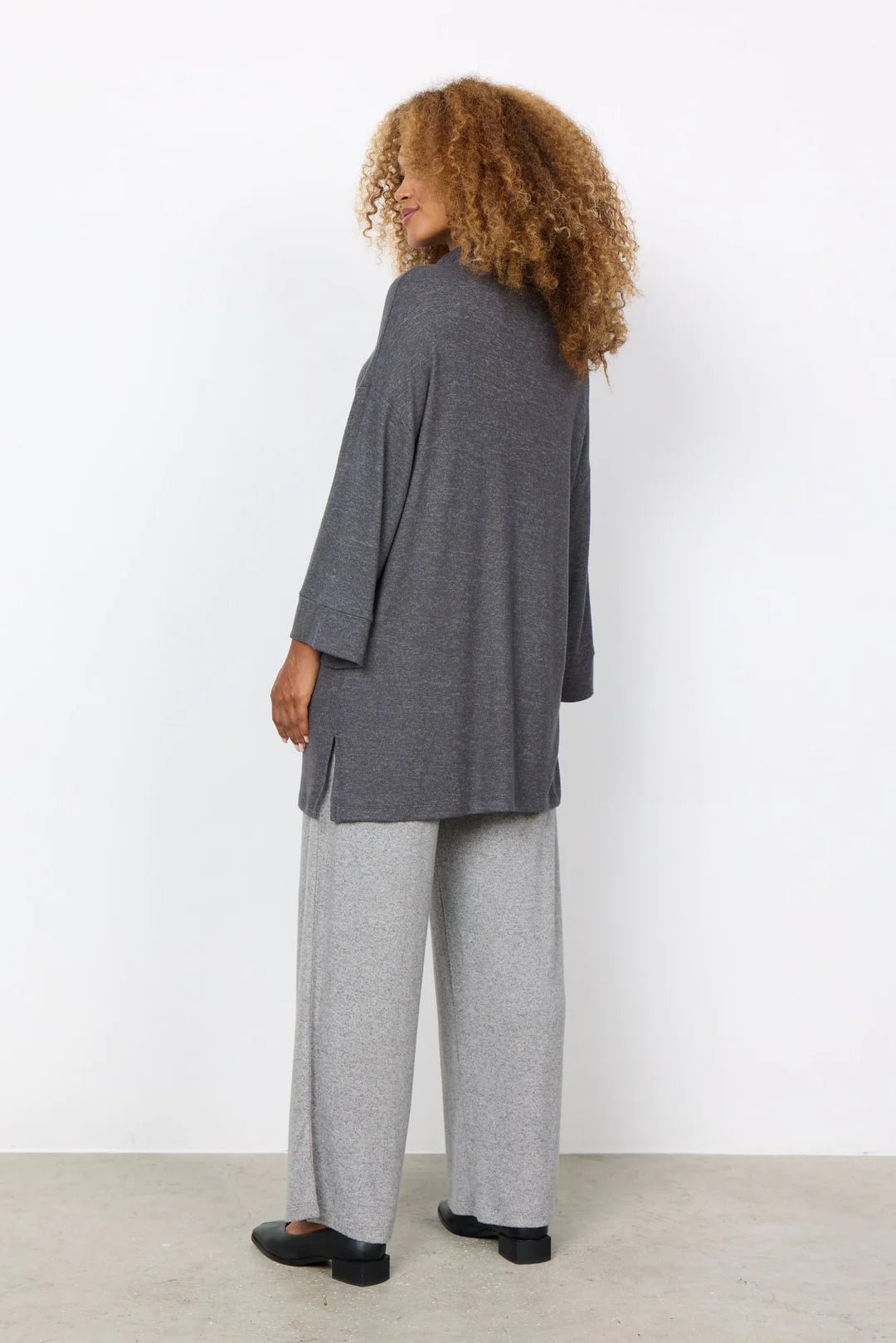 Soya ConceptSoya Concept Biara 112 Slouch Neck TopShirts & TopsDark Grey - Blue Water Clothing