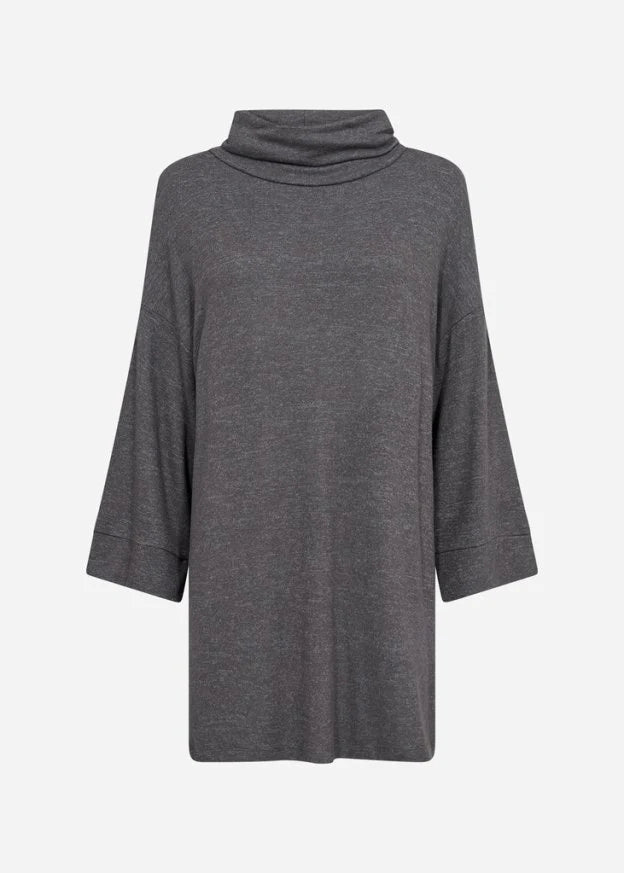 Soya ConceptSoya Concept Biara 112 Slouch Neck TopShirts & TopsDark Grey - Blue Water Clothing
