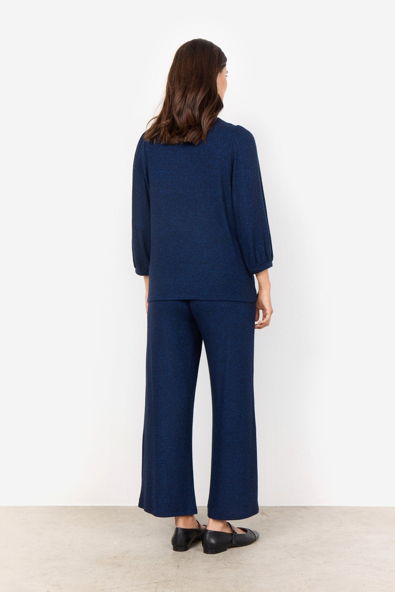 Soya ConceptSoya Concept Biara 116 Puff Sleeve TopClothingNavy - Blue Water Clothing