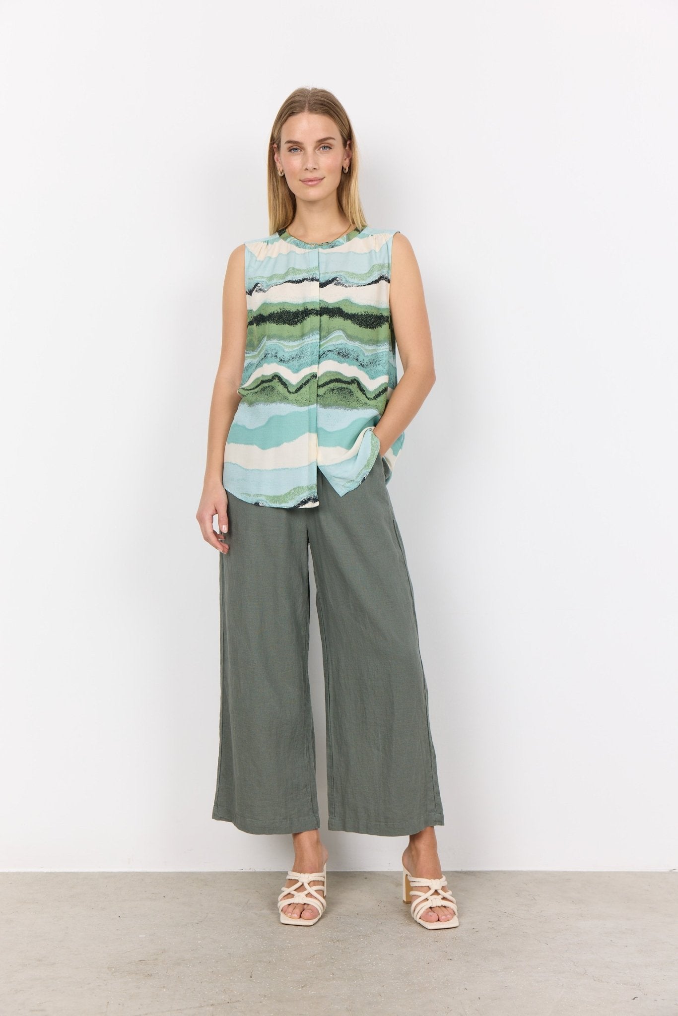Soya Concept Elsbet 1 Top - Blue Water Clothing