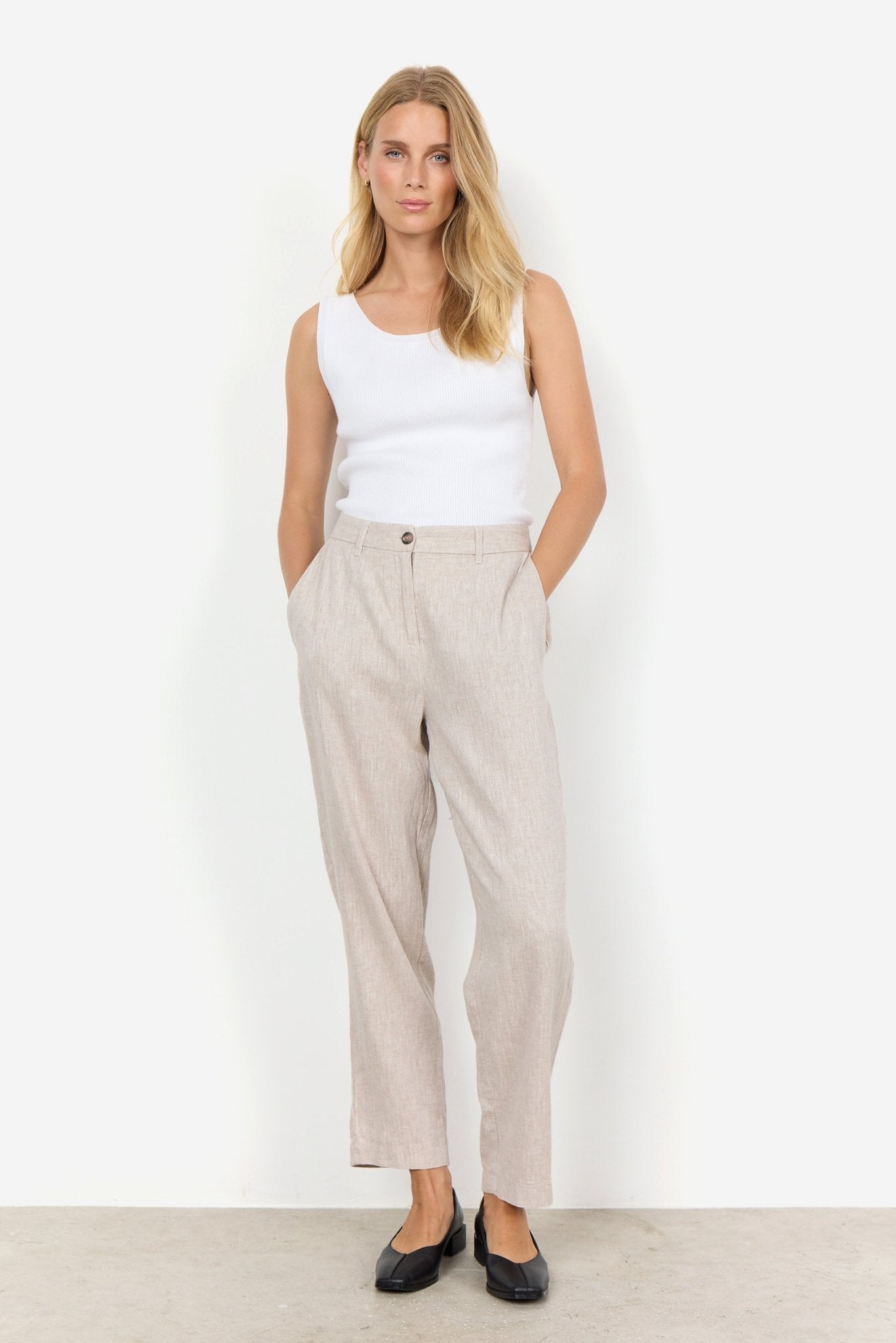 Soya ConceptSoya Concept Eris 2 TrouserPantsCream - Blue Water Clothing