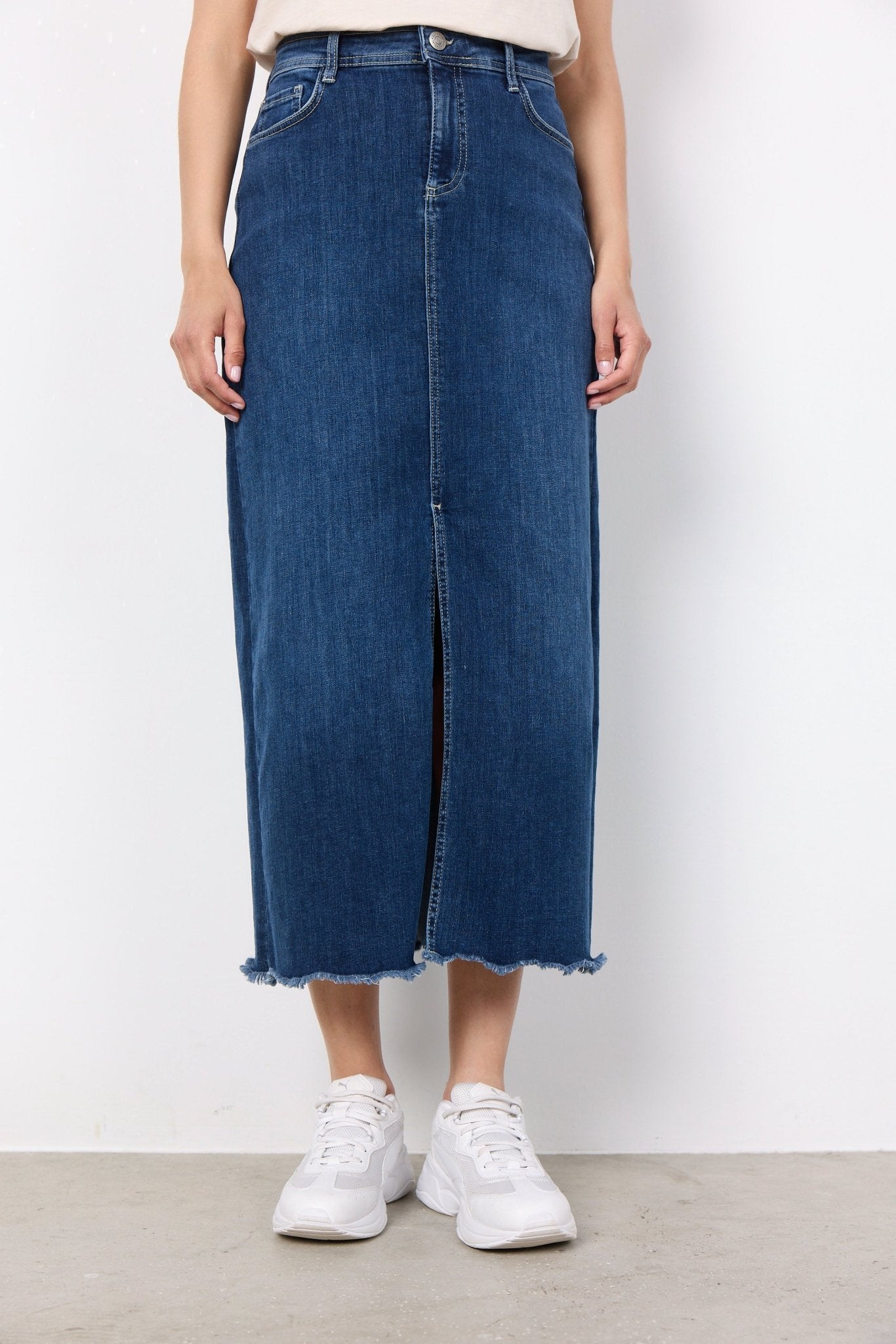 Soya ConceptSoya Concept Kimberly 26 Denim SkirtSkirt2494 Dark - Blue Water Clothing