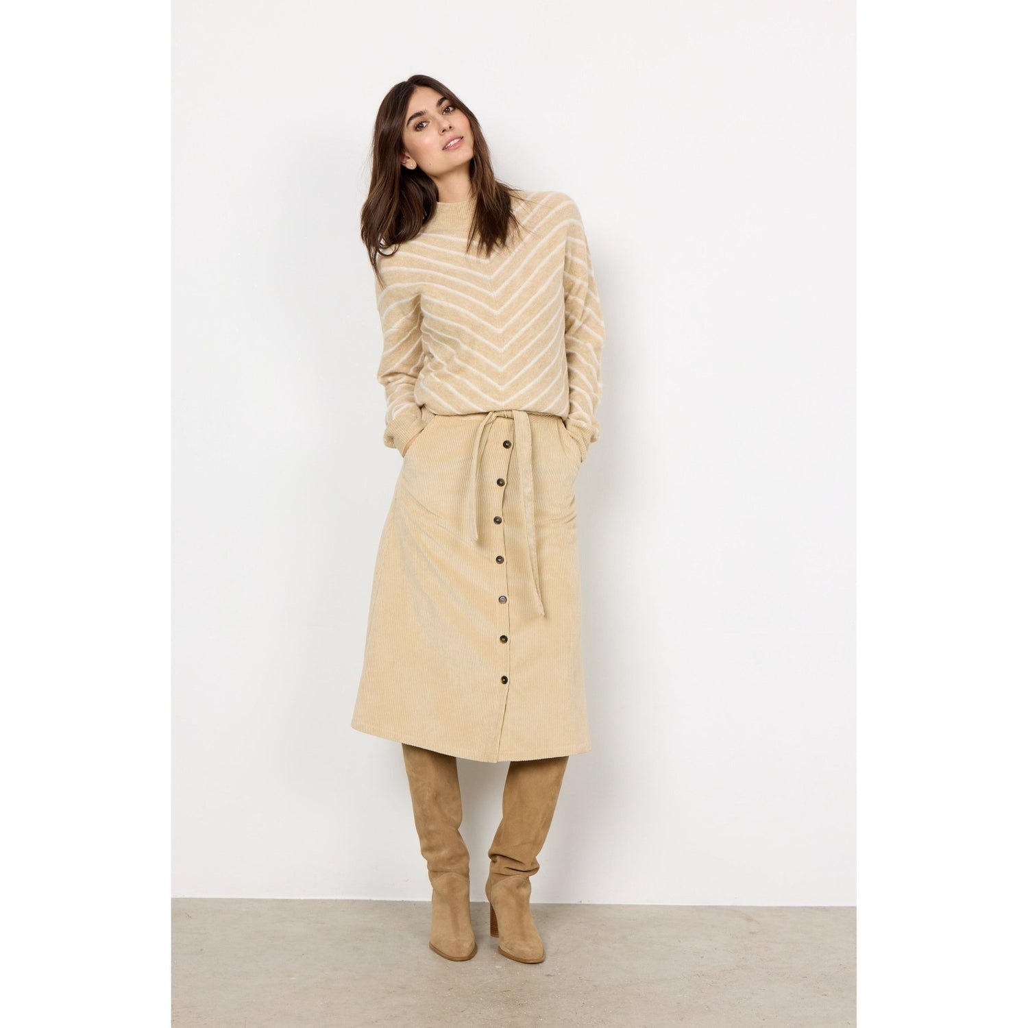 Soya ConceptSoya Concept Nessie Stripe 53 KnitKnitwear98008 - Blue Water Clothing