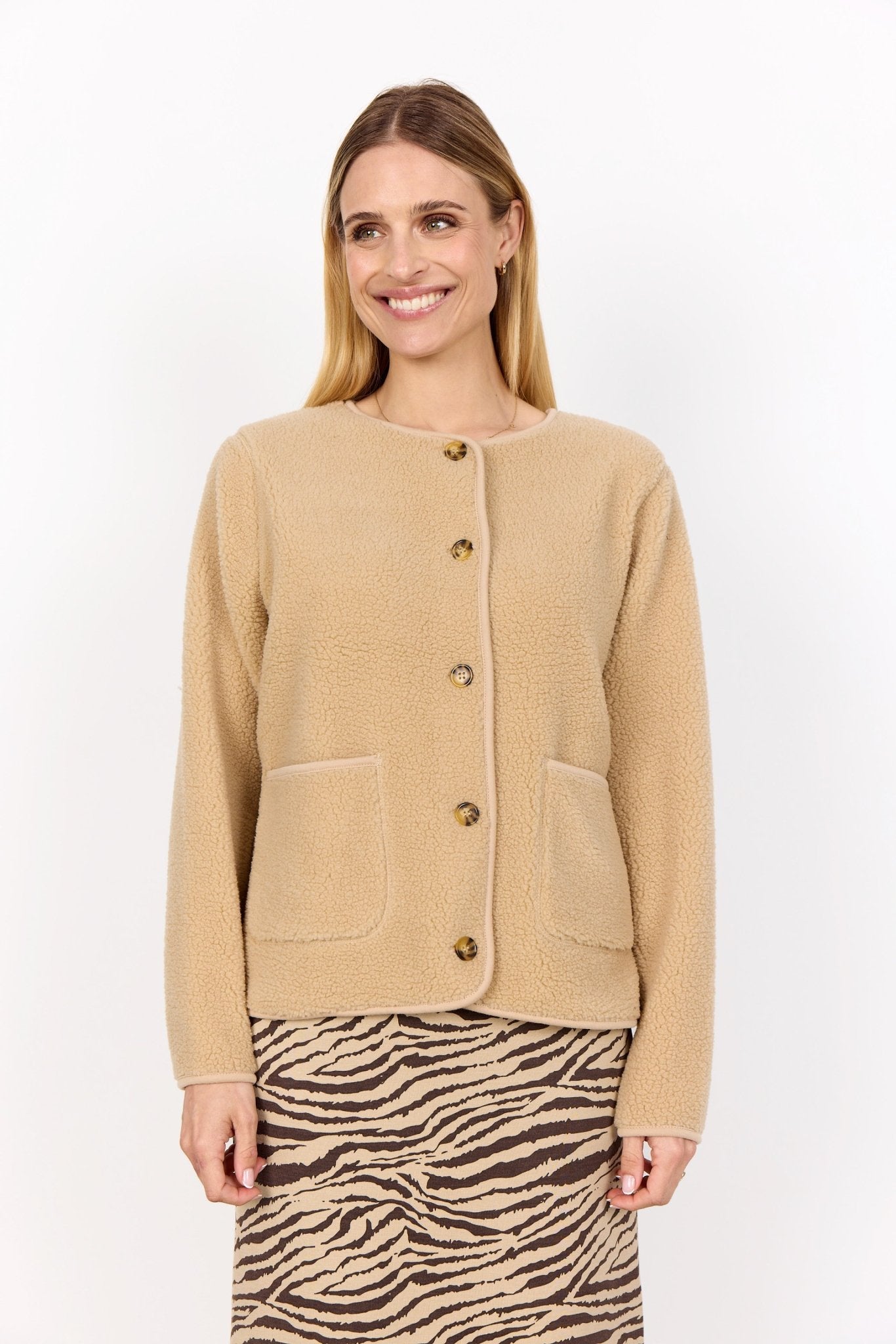 Soya ConceptSoya Concept Onyx 2 JacketTopsSand - Blue Water Clothing