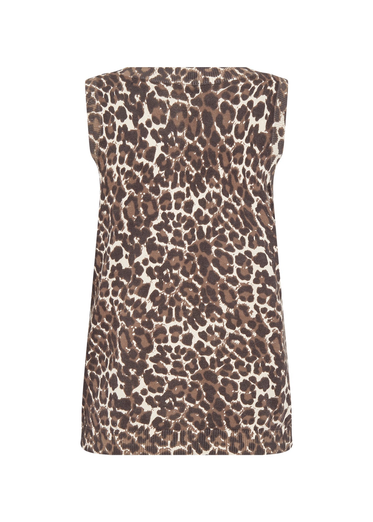 Soya Concept Sati 1 Leopard Print Tank Top - Blue Water Clothing