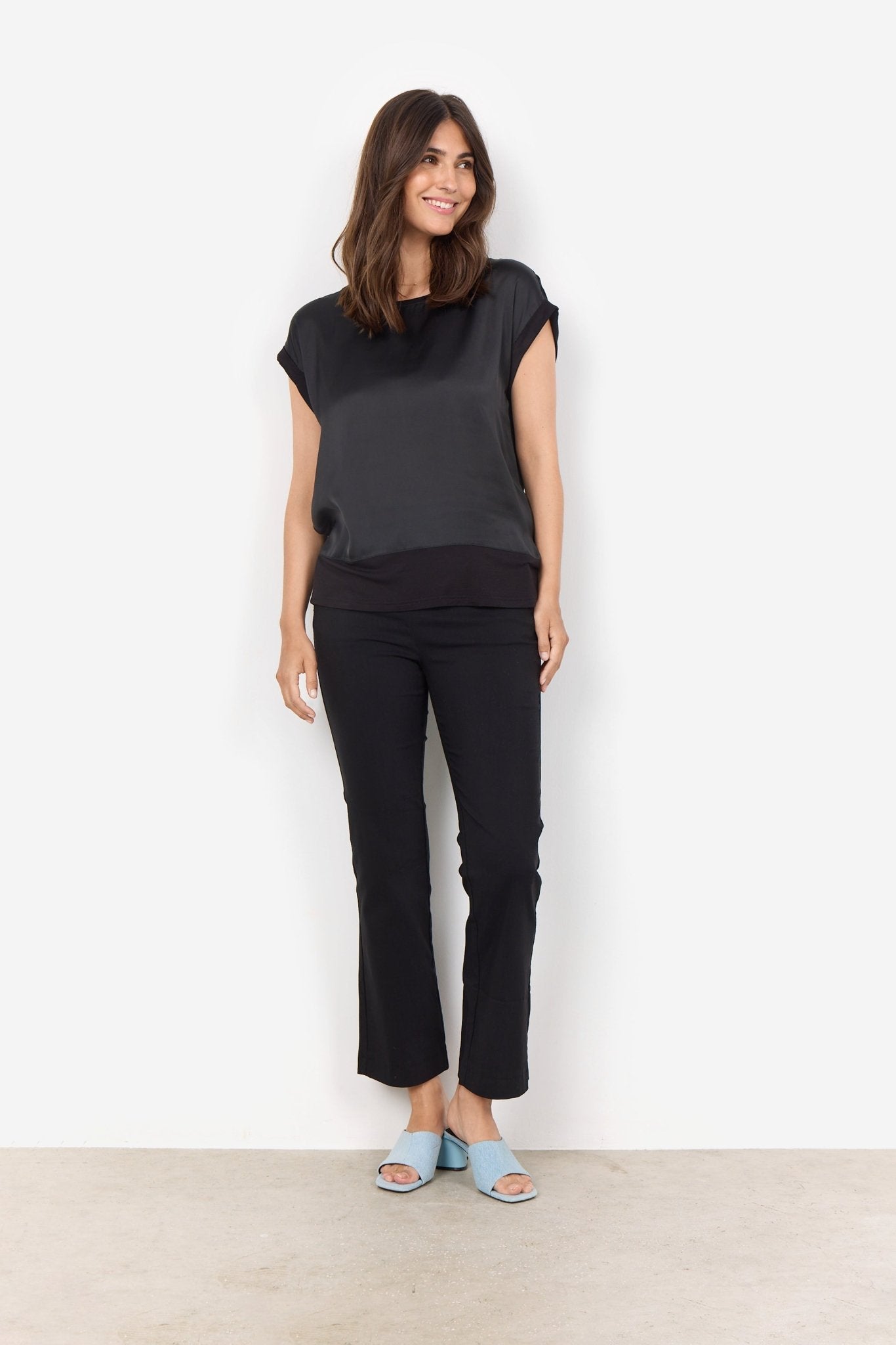 Soya ConceptSoya Concept Thilde 6 T-ShirtTopsBlack - Blue Water Clothing