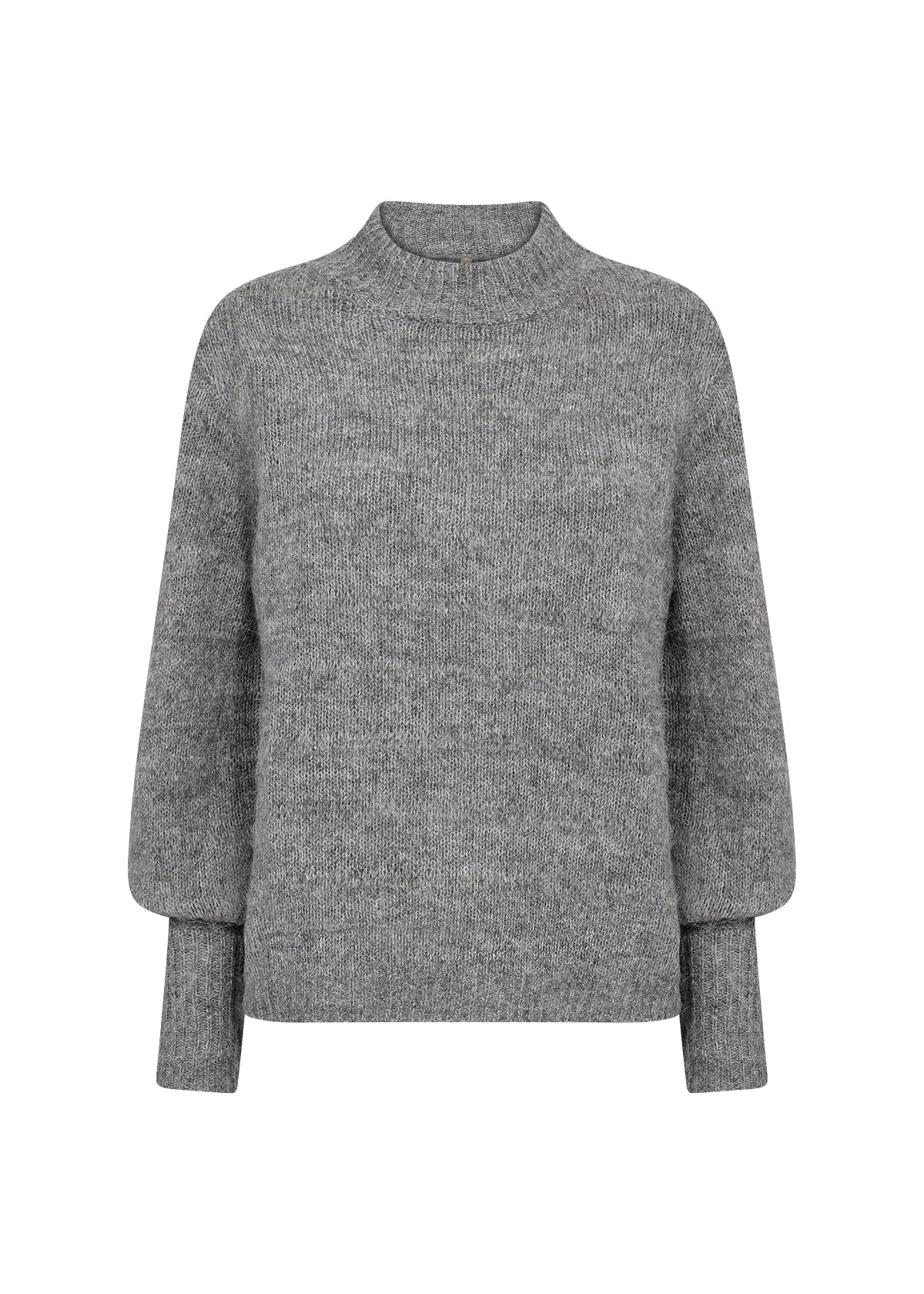 Soya ConceptSoya Concept Torino 11 High Neck JumperClothingMedium Grey - Blue Water Clothing
