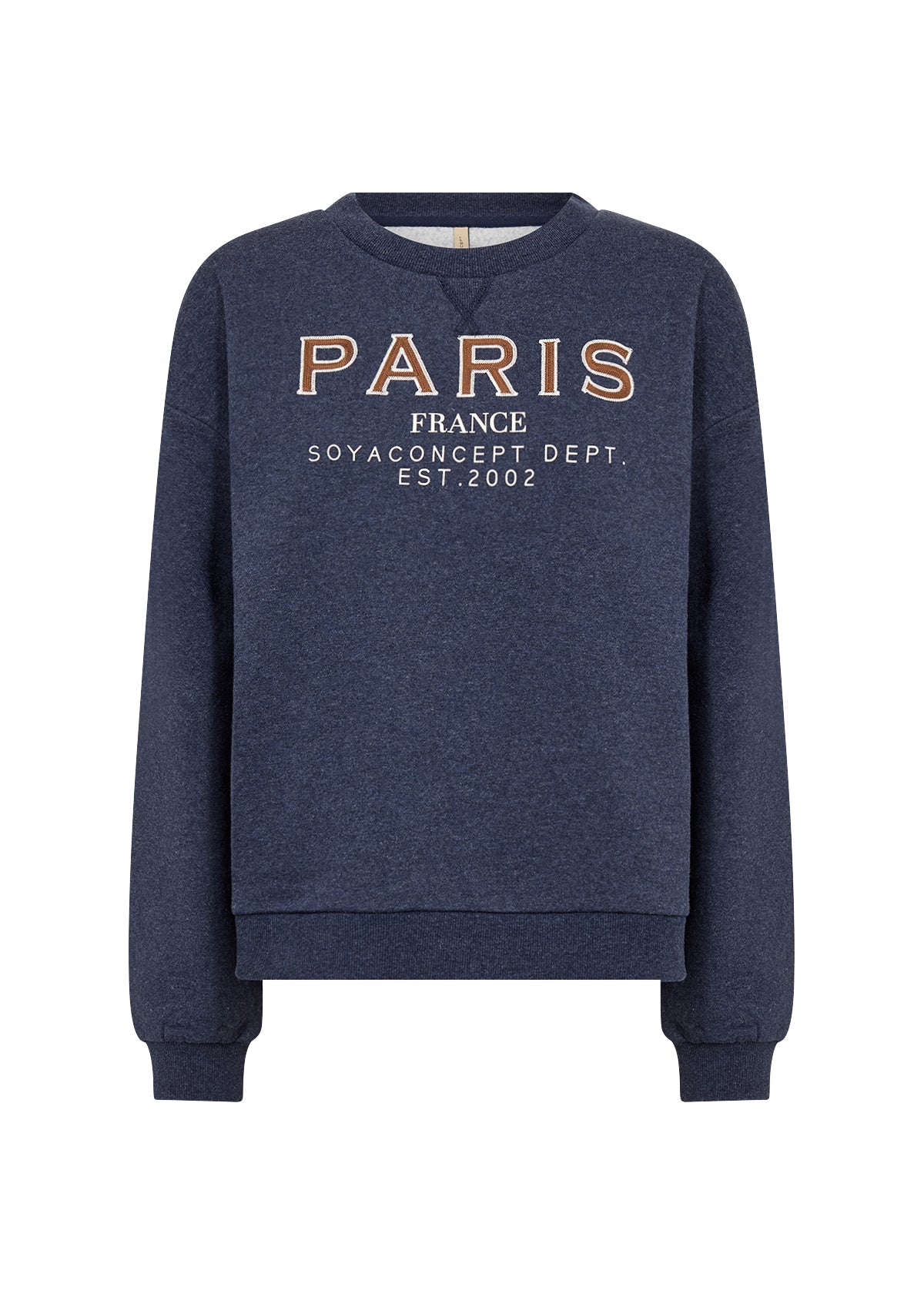 Soya ConceptSoya - Concept - Angelin - 6 - Paris - SweaterTopsNavy - Blue Water Clothing