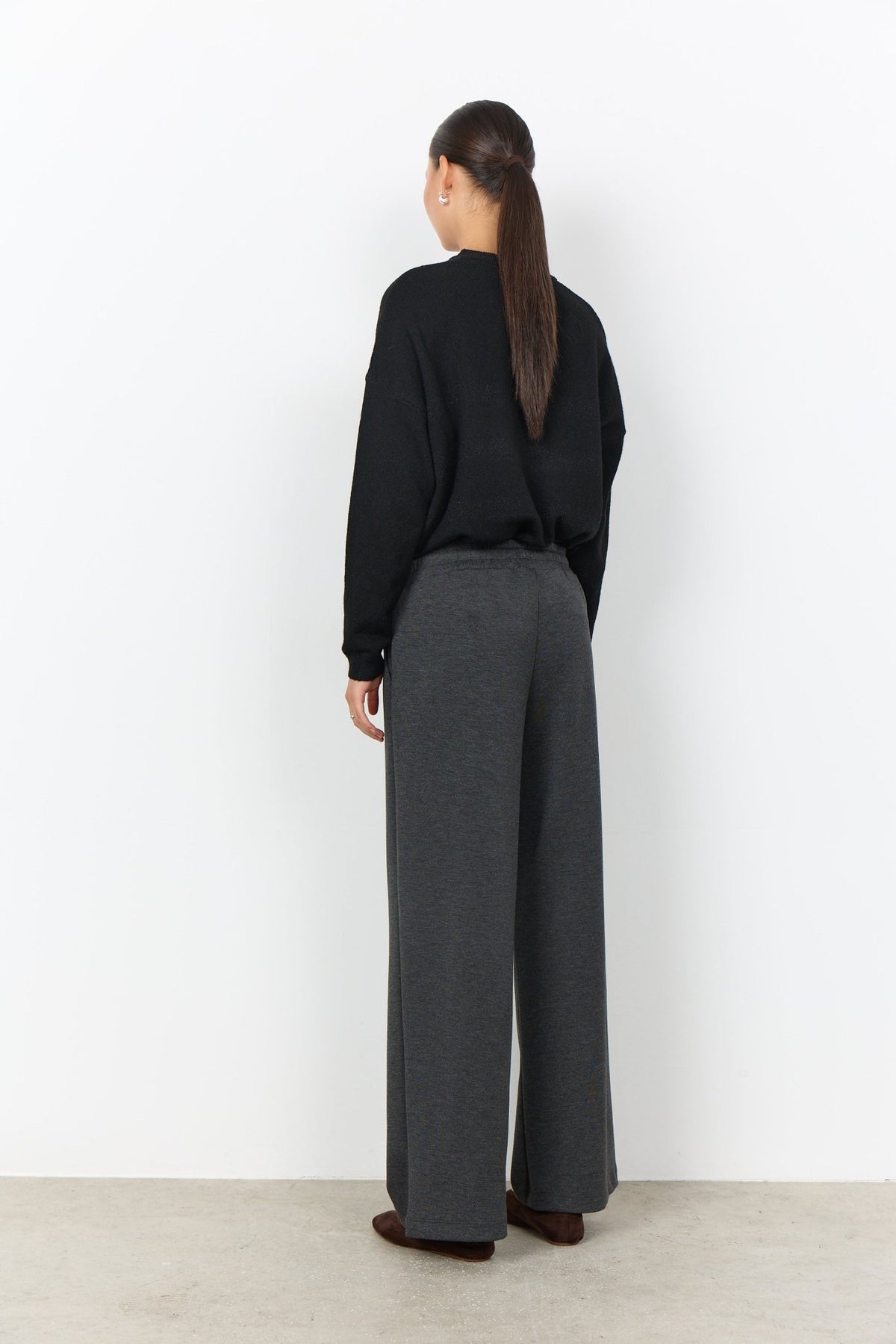 Soya Concept Banu 116 TrousersDark Earth Melange - Blue Water Clothing
