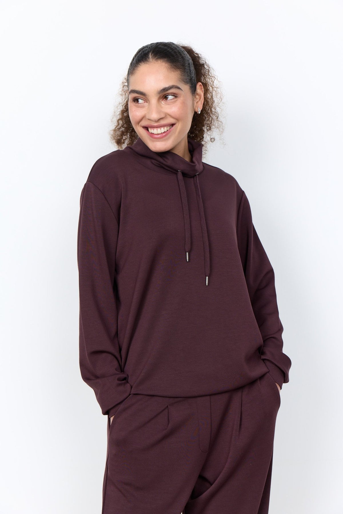Soya Concept Banu 125 SweatshirtBlack - Blue Water Clothing