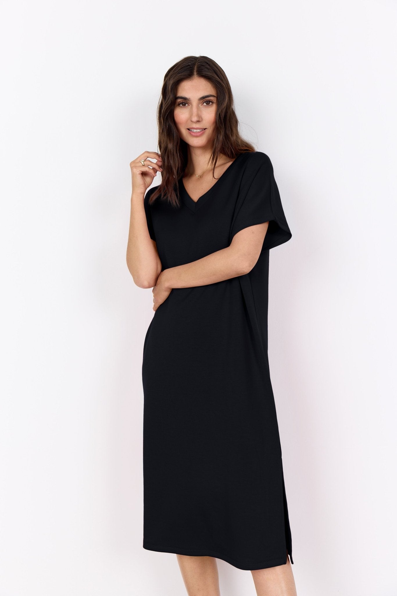Soya ConceptSoya Concept Banu 296 Midi DressDressesBlack - Blue Water Clothing