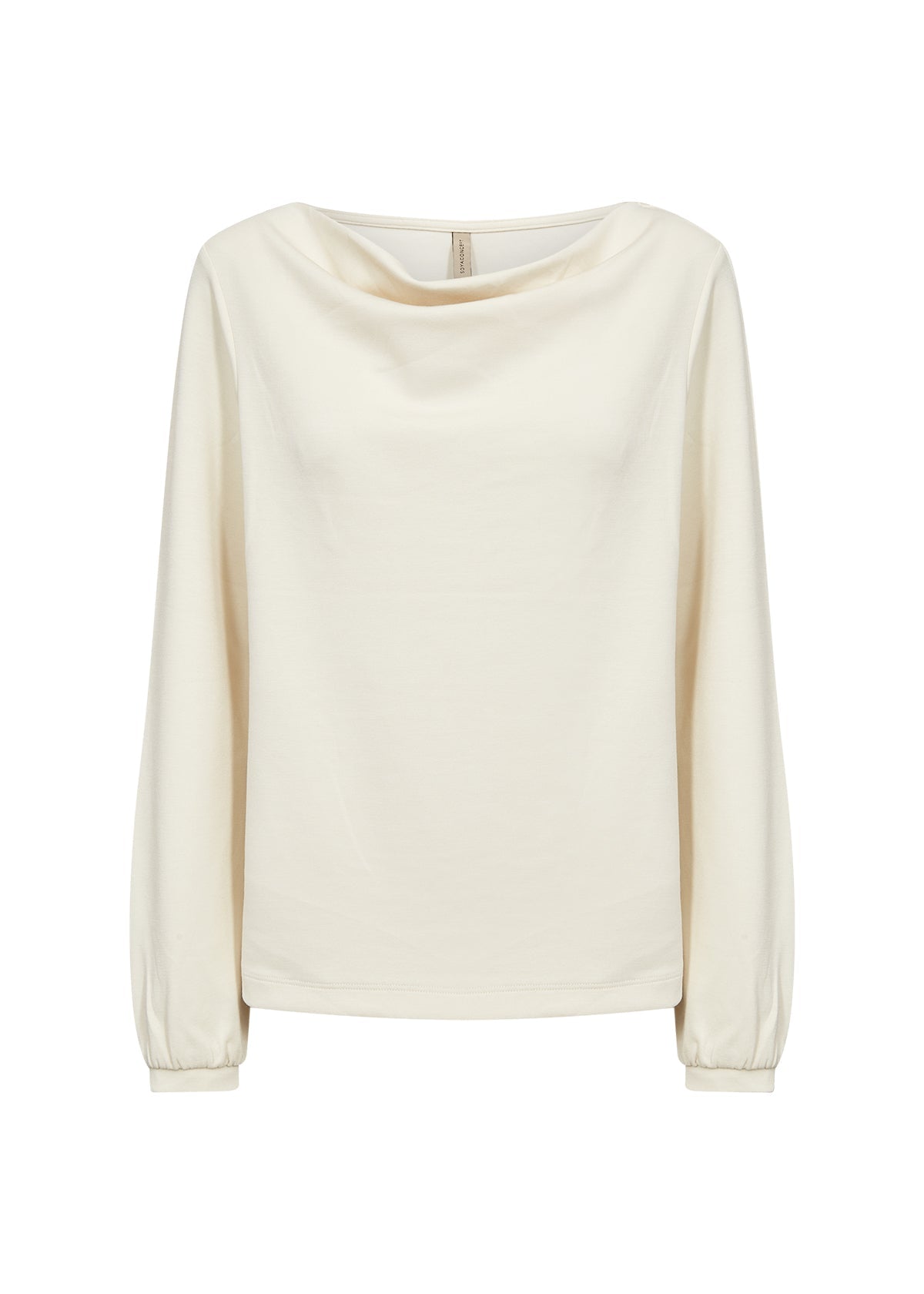 Soya ConceptSoya Concept Banu 333 Slouch Neck TopClothingCream - Blue Water Clothing