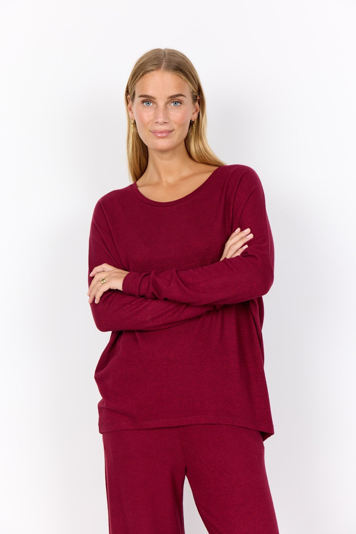 Soya ConceptSoya Concept Biara 1 BlouseTopsDark Red - Blue Water Clothing