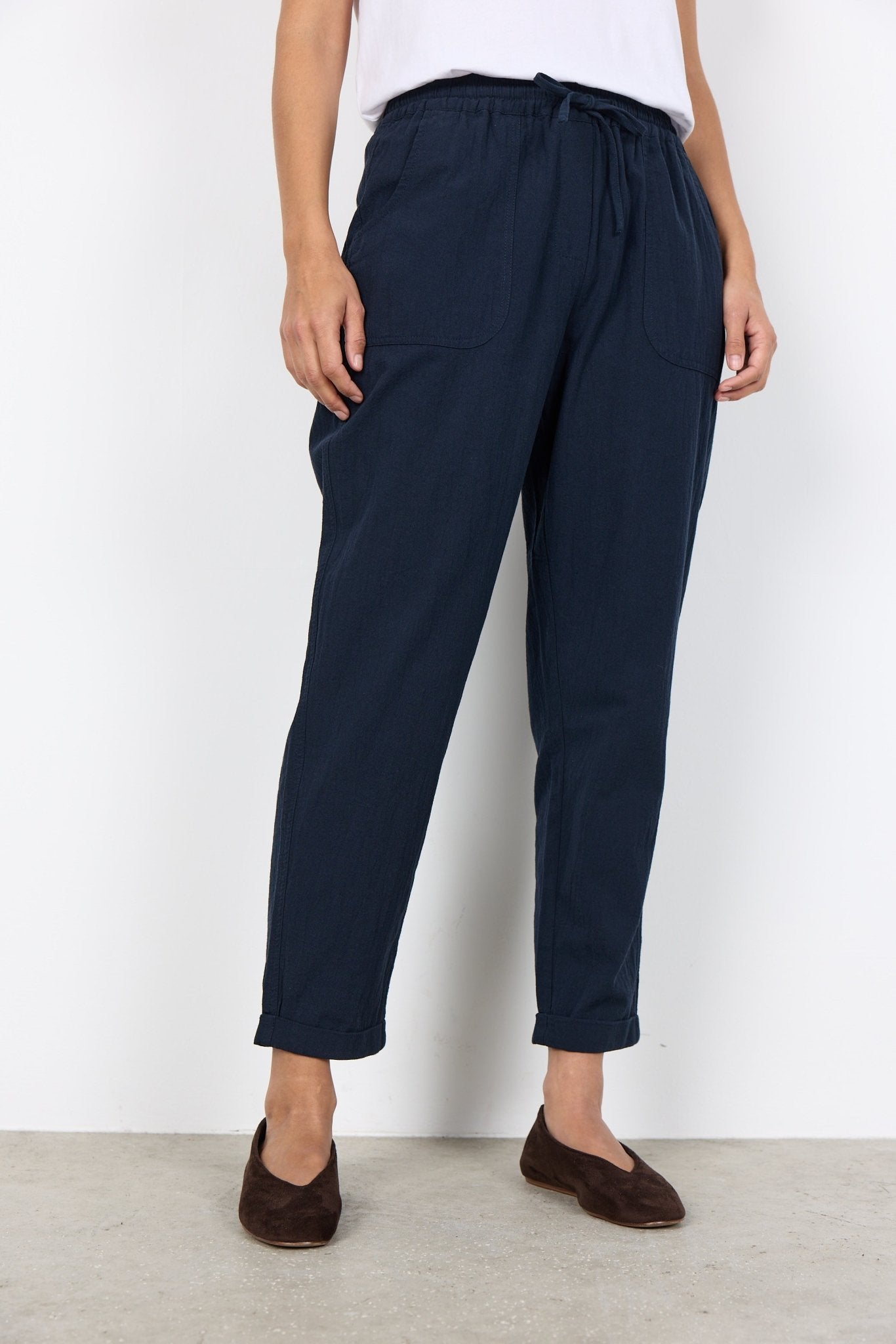 Soya ConceptSoya Concept Cissie 10 - C TrouserBottomsNavy - Blue Water Clothing
