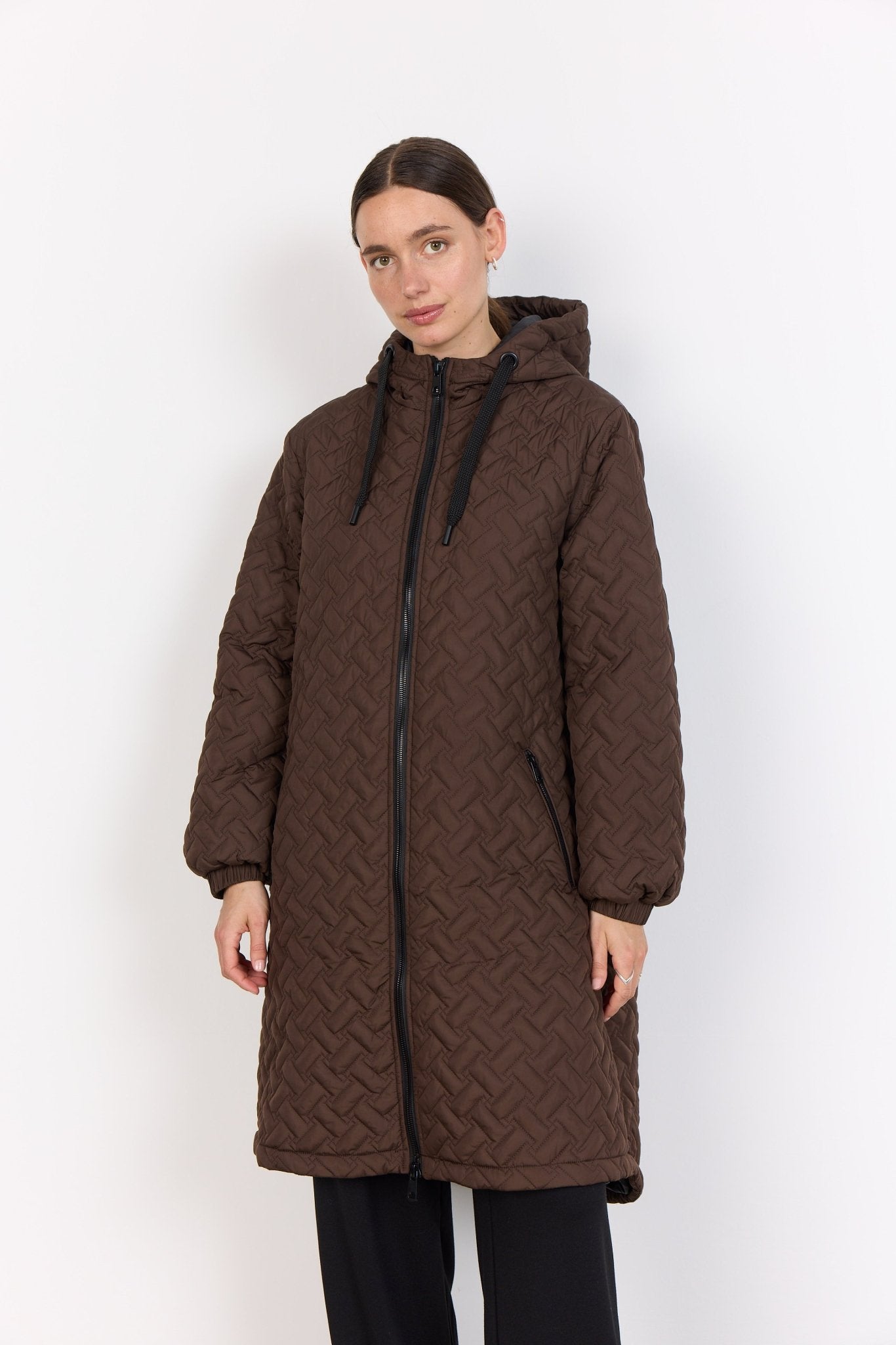 Soya ConceptSoya Concept Fenya 73 Quilted CoatCoats & JacketsChocolate - Blue Water Clothing