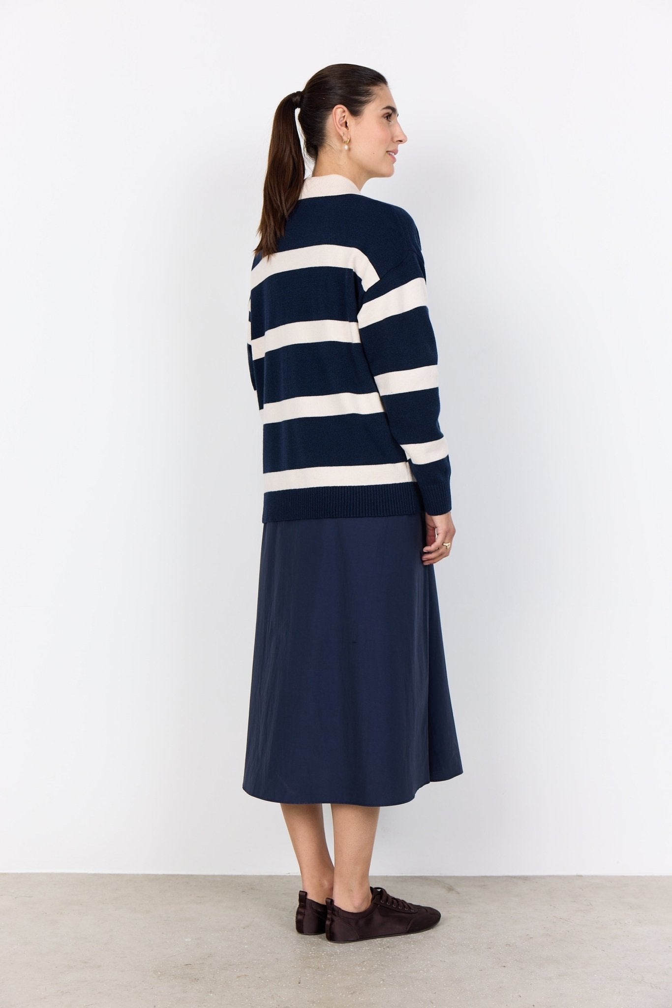 Soya ConceptSoya Concept Kanita Stripe 32 TopTopsNavy - Blue Water Clothing