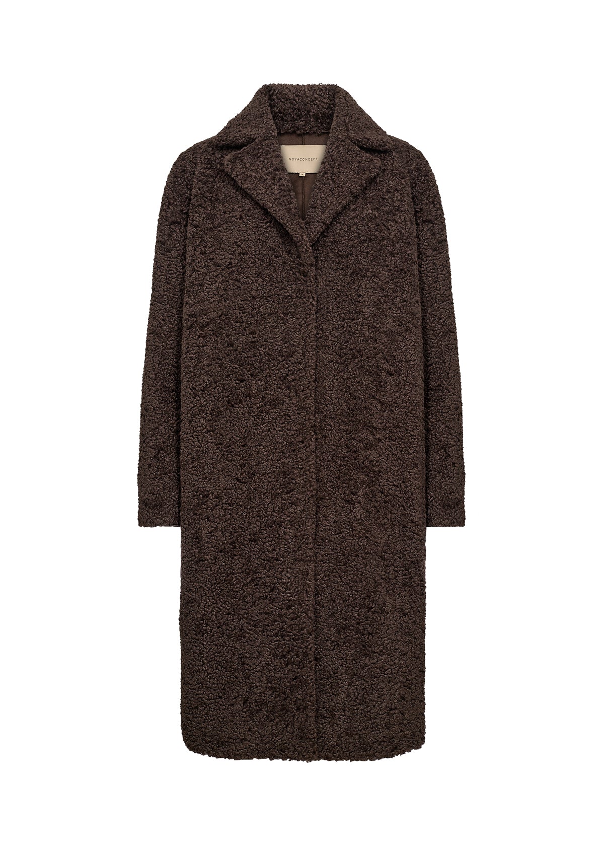 Soya ConceptSoya Concept Mukite 2 Boucle CoatCoats & JacketsDark Brown - Blue Water Clothing