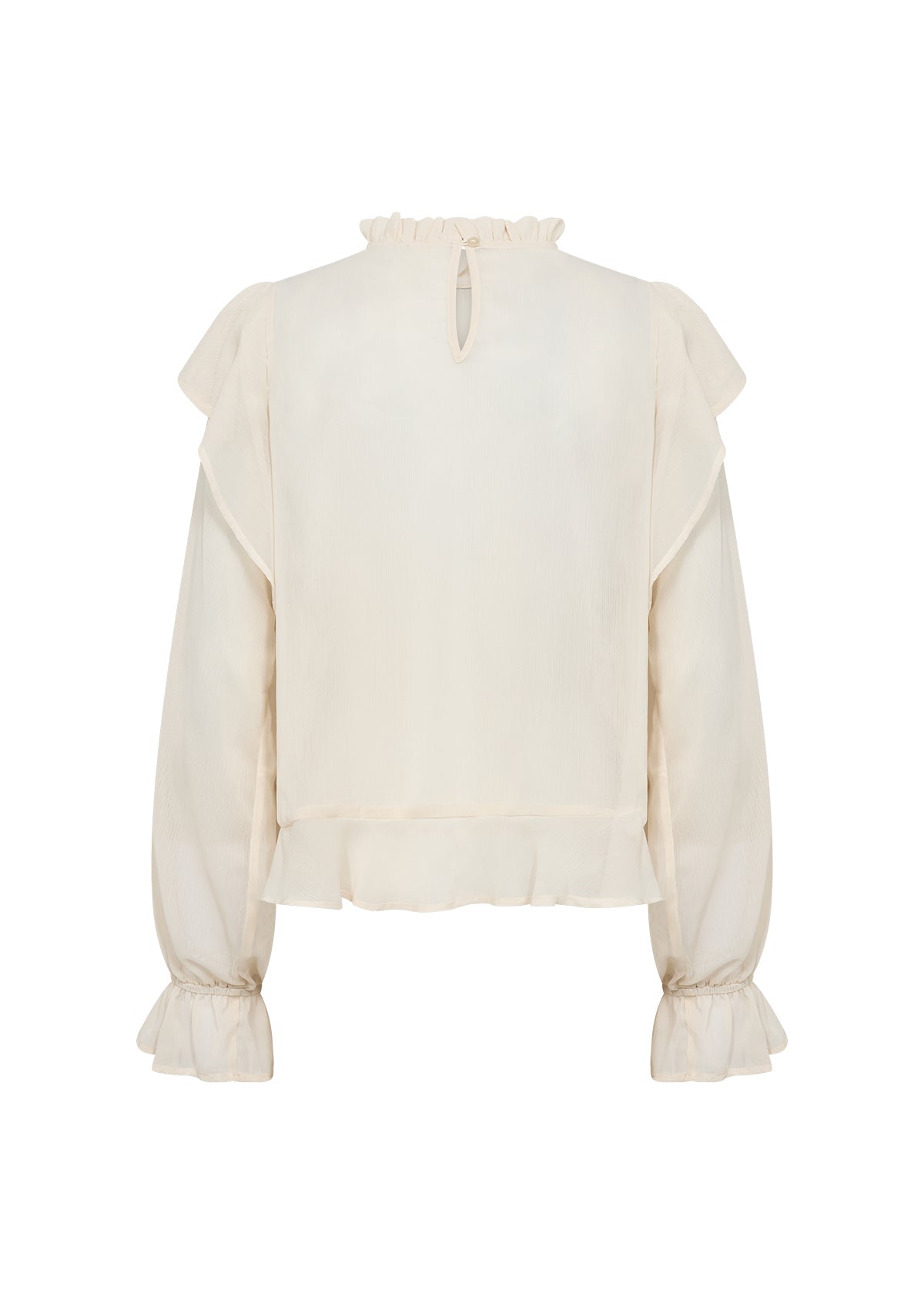 Soya ConceptSoya Concept Naia 3 Sheer Blouse CreamTopsCream - Blue Water Clothing