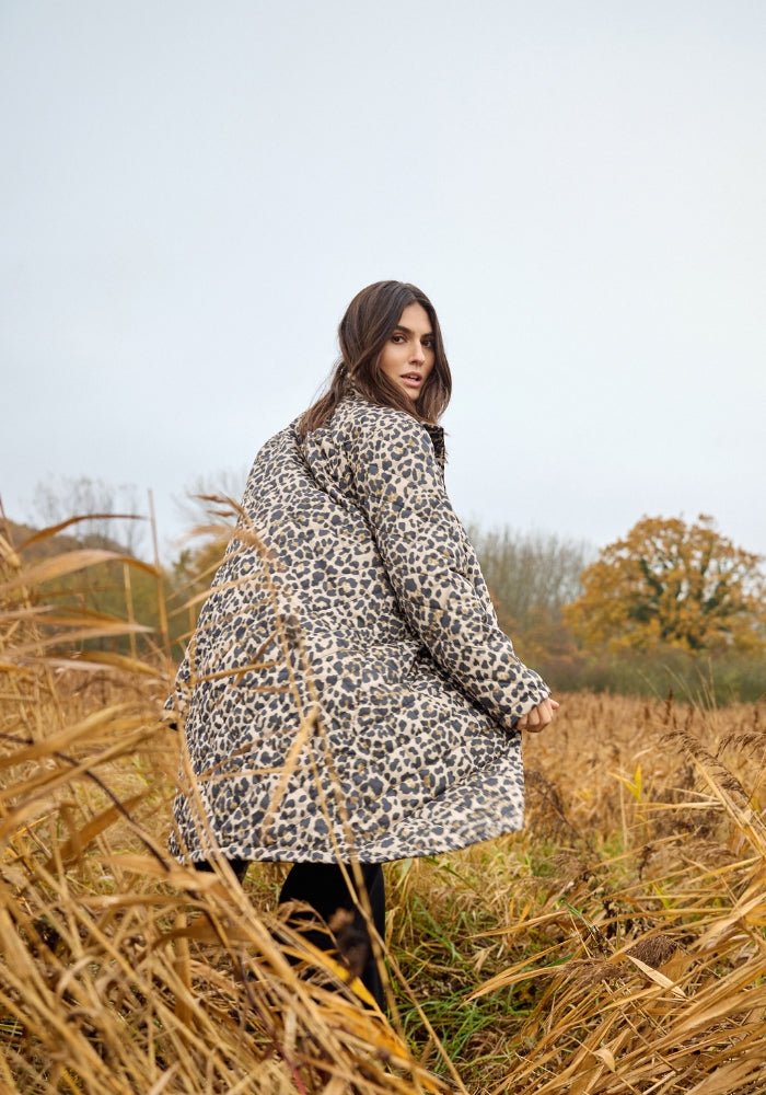 Soya ConceptSoya Concept Sedine 2 Coat Quilted Leopard PrintCoats & JacketsXS - Blue Water Clothing