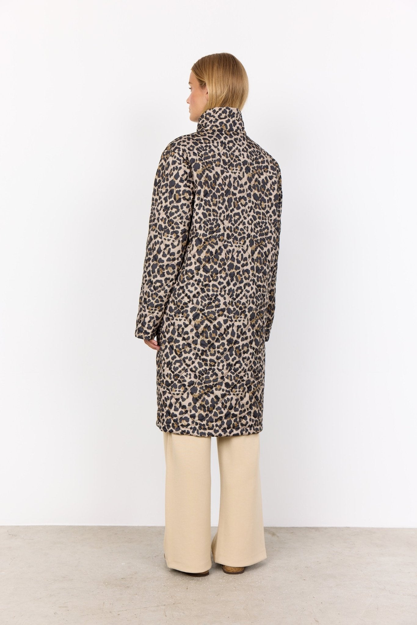 Soya ConceptSoya Concept Sedine 2 Coat Quilted Leopard PrintCoats & JacketsXS - Blue Water Clothing