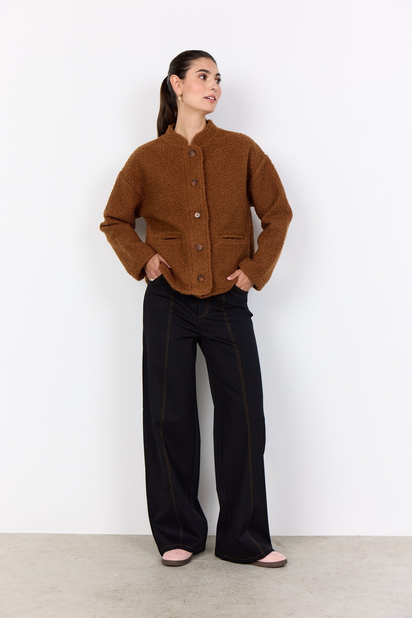 Soya ConceptSoya Concept Shaima 1 Cream JacketCoats & JacketsEcru - Blue Water Clothing