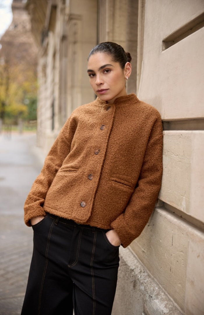 Soya ConceptSoya Concept Shaima 1 Cream JacketCoats & JacketsRust - Blue Water Clothing