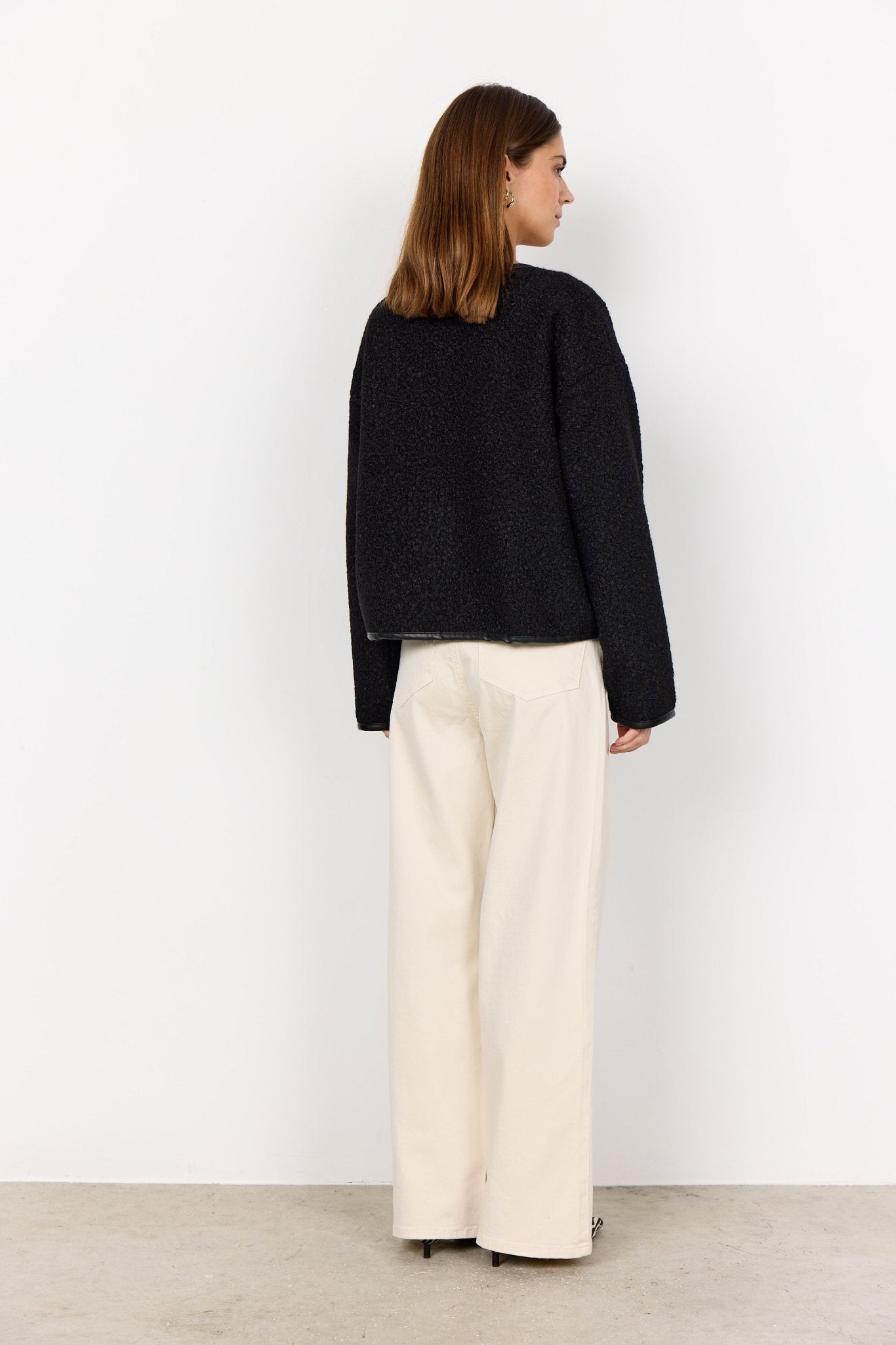 Soya ConceptSoya Concept Shaima 2 Fleece JacketCoats & JacketsBlack - Blue Water Clothing