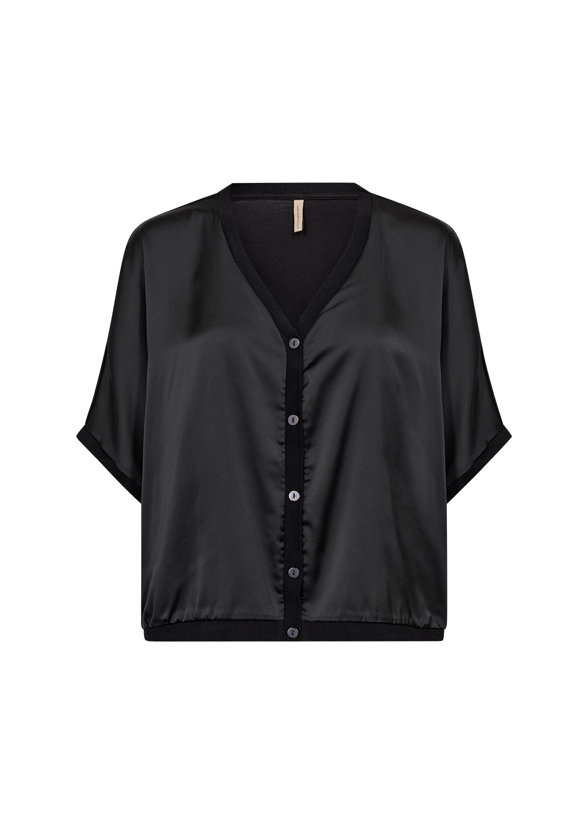 Soya ConceptSoya Concept Thilde 51 Short BlouseTopsBlack - Blue Water Clothing