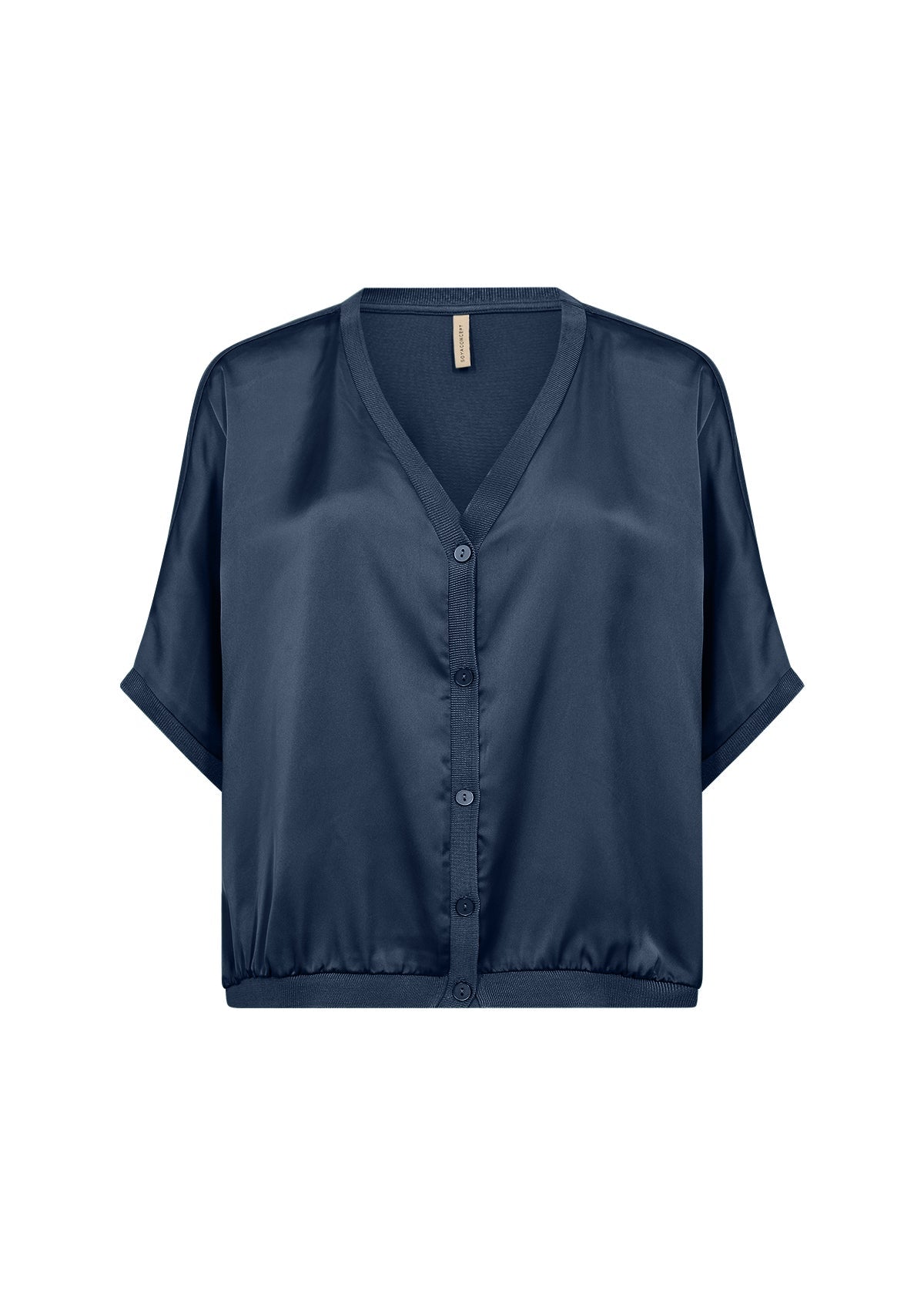 Soya ConceptSoya Concept Thilde 51 Short BlouseTopsCream - Blue Water Clothing