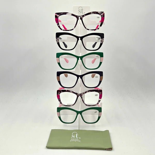 Tempest DesignsTempest Designs 2 Tone Classic Shape GlassesClothing - Blue Water Clothing