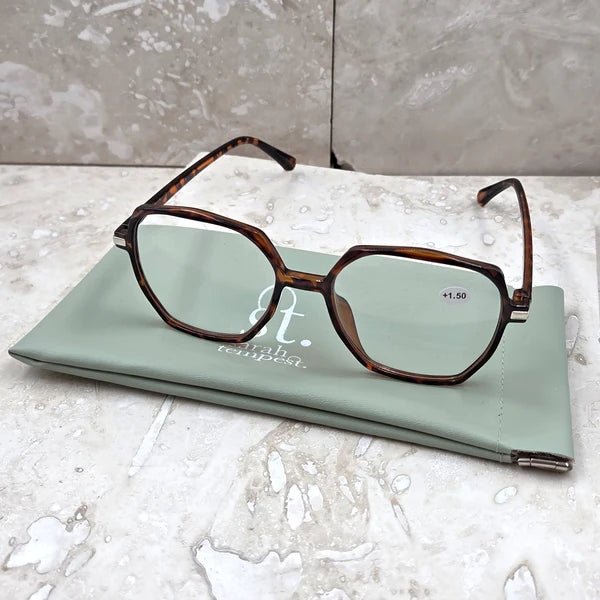 Tempest DesignsTempest Designs Slim Frame Reading GlassesAccessoriesDark Torti - Blue Water Clothing
