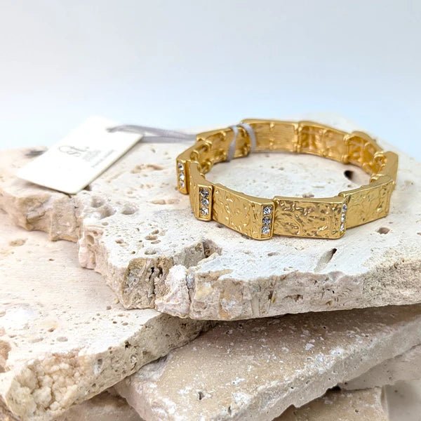 Tempest DesignsTempest Designs Stretchy Bracelet With CrystalsClothing - Blue Water Clothing