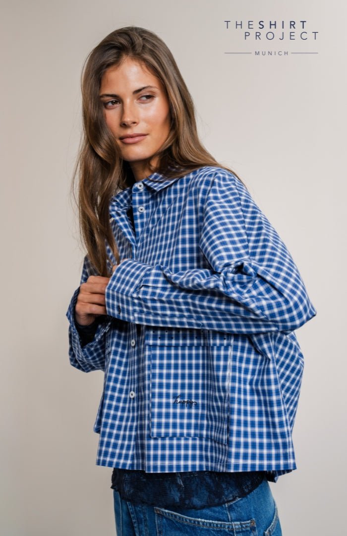 The Shirt Project Blouse 51860Bright Blue - Blue Water Clothing