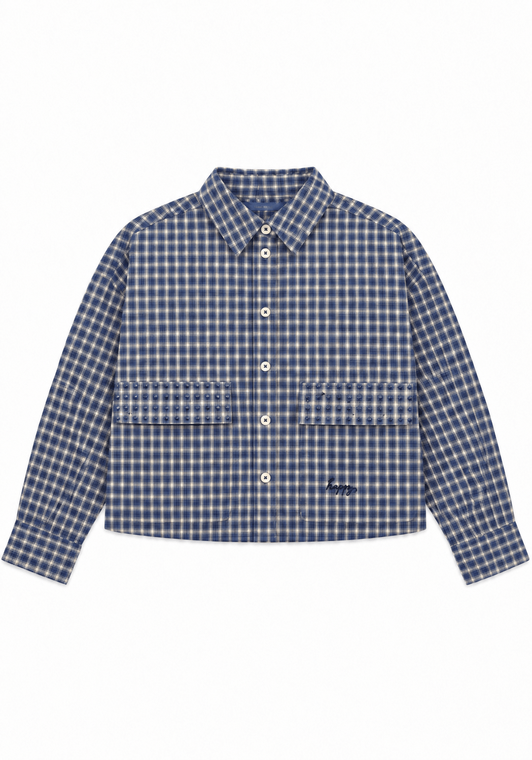 The Shirt Project Blue Check Shirt 51860Bright Blue - Blue Water Clothing