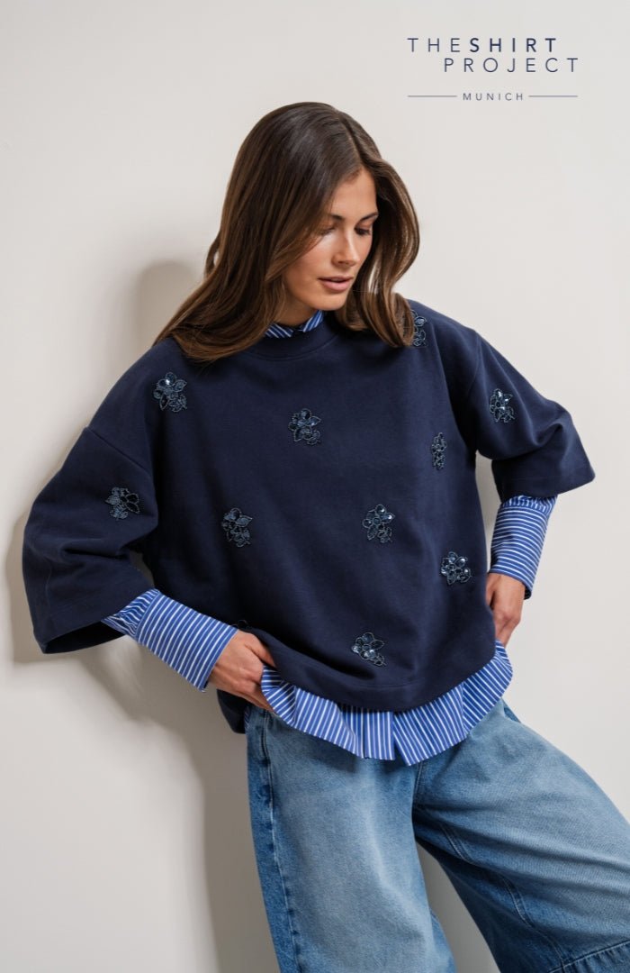 The Shirt Project Sweatshirt 51991Dark Blue - Blue Water Clothing
