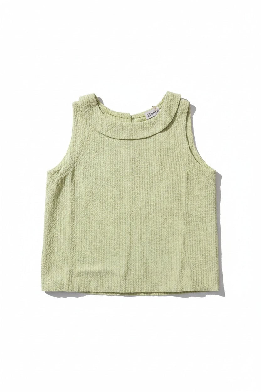ThingThing Linen Tank Top 7183ClothingBright Olive - Blue Water Clothing
