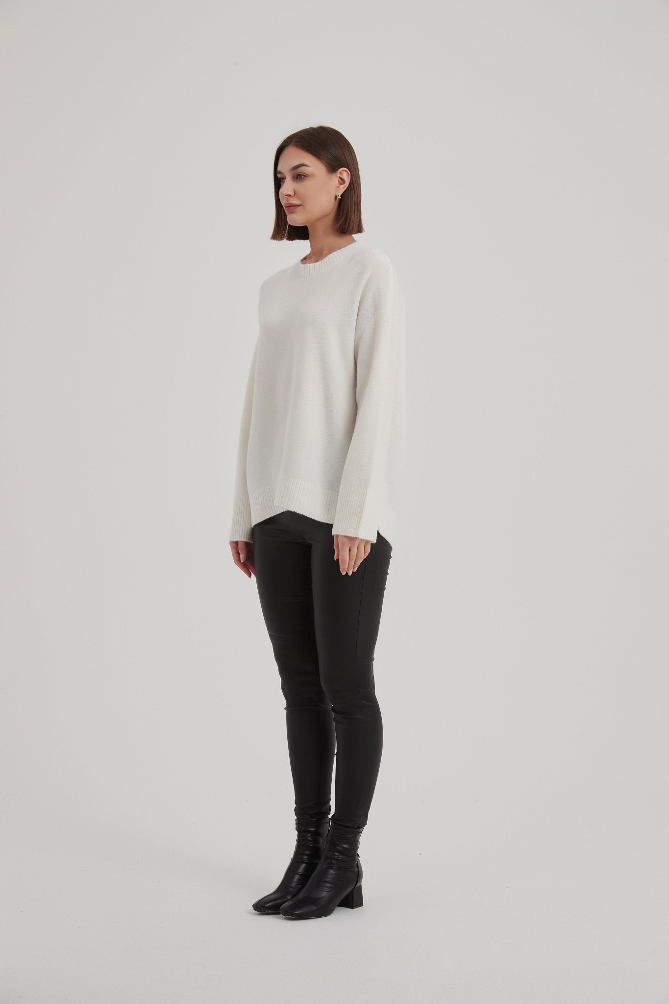 TirelliTirelli Basic Knit Sweater NewClothingBlack - Blue Water Clothing