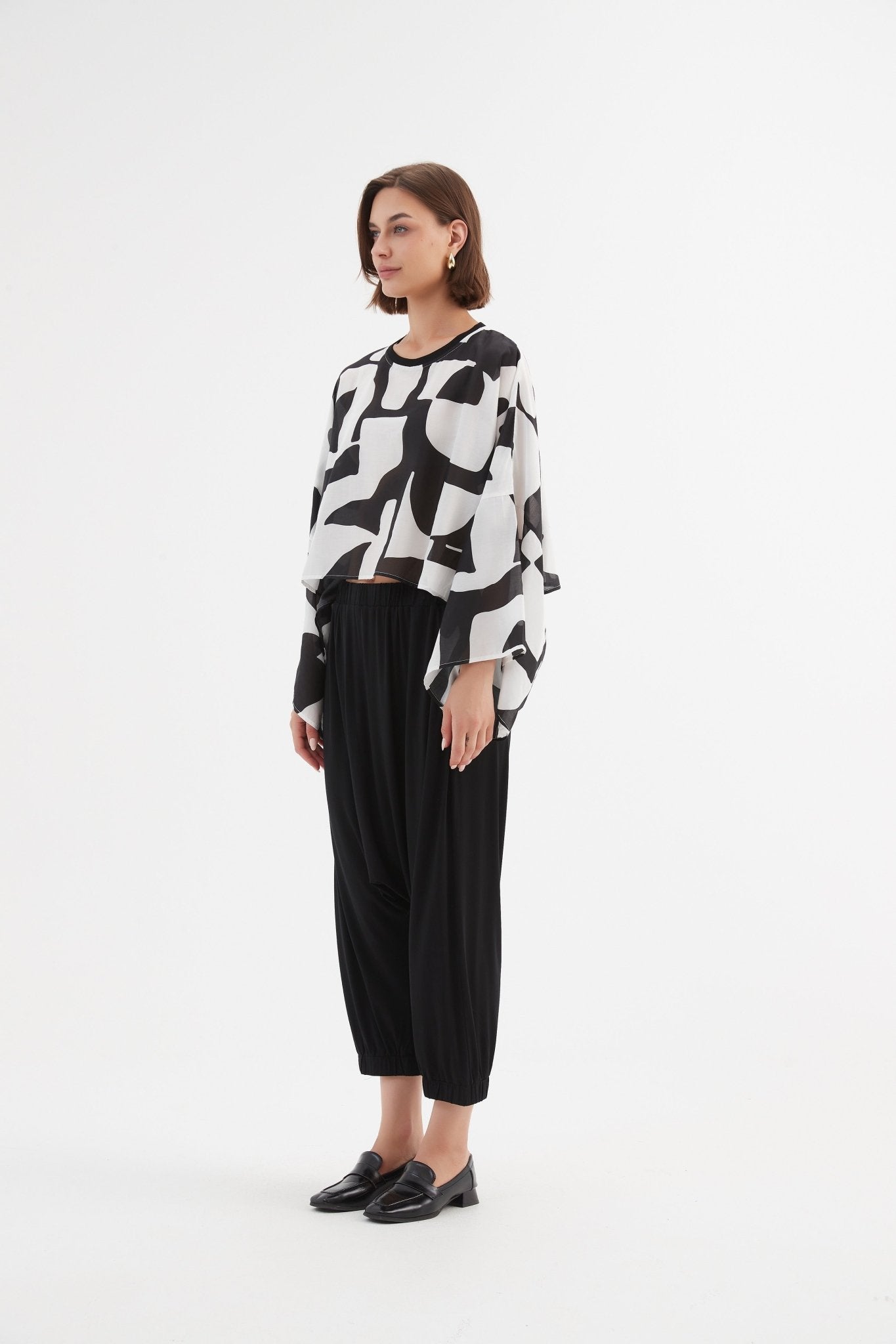 TirelliTirelli Drop Crotch Pant BlackClothingBlack - Blue Water Clothing