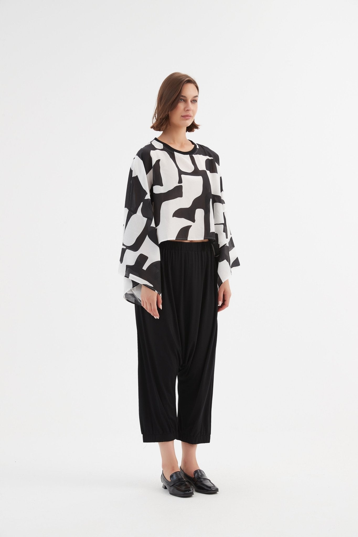 TirelliTirelli Drop Crotch Pant BlackClothingBlack - Blue Water Clothing