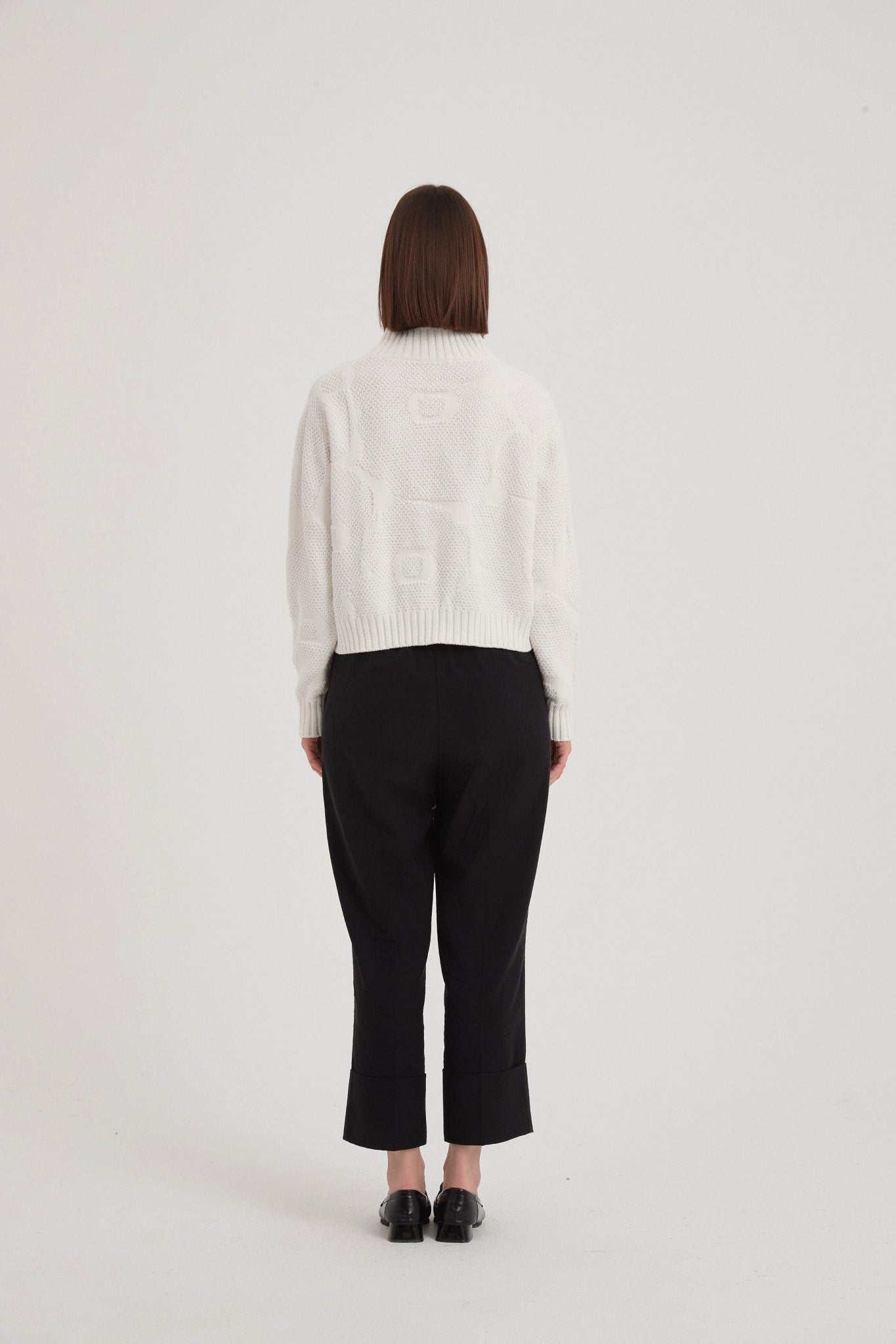TirelliTirelli Jacquard KnitClothingIvory - Blue Water Clothing