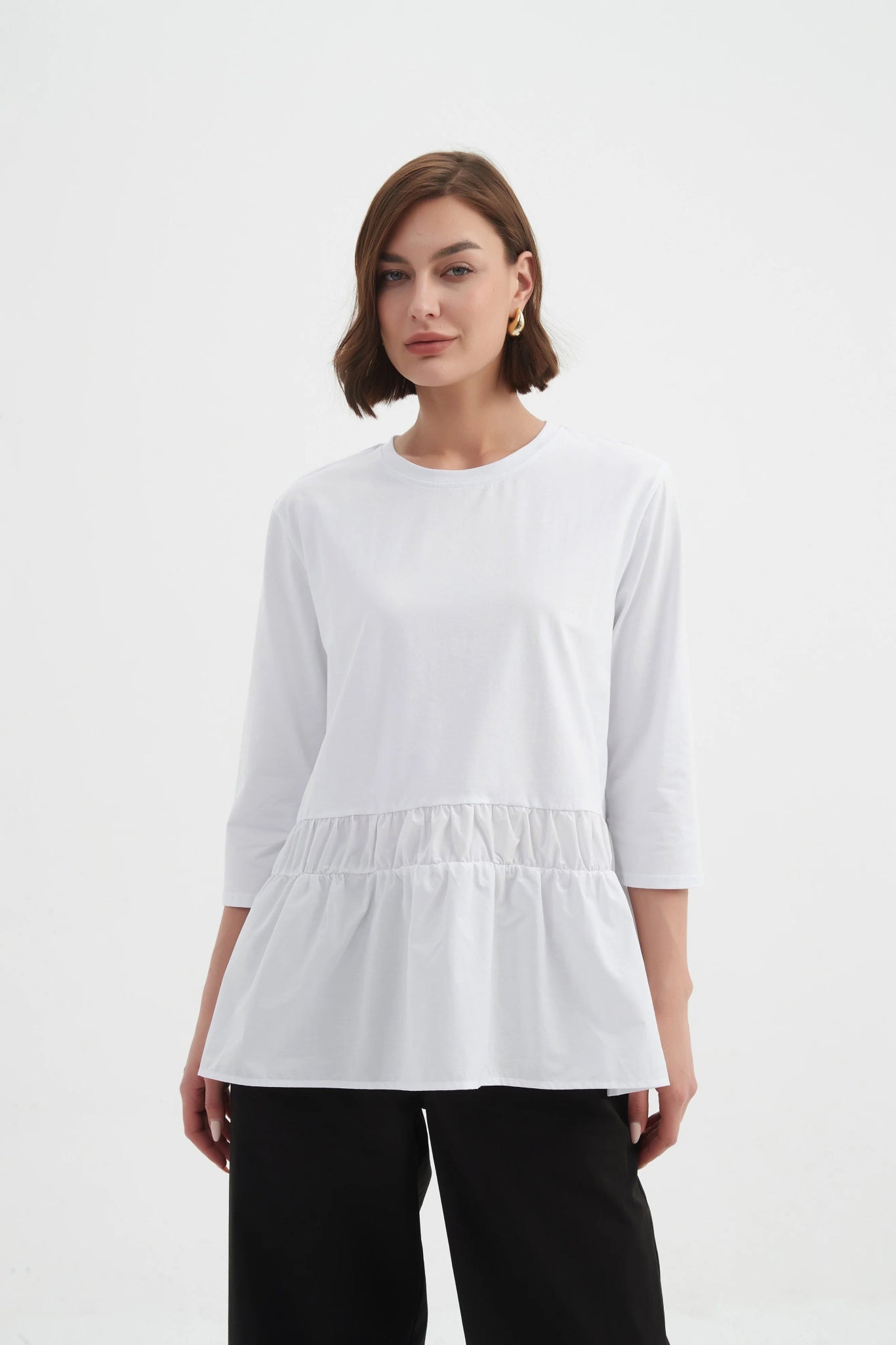 TirelliTirelli Drop Waist Combi TopTopsBlack - Blue Water Clothing