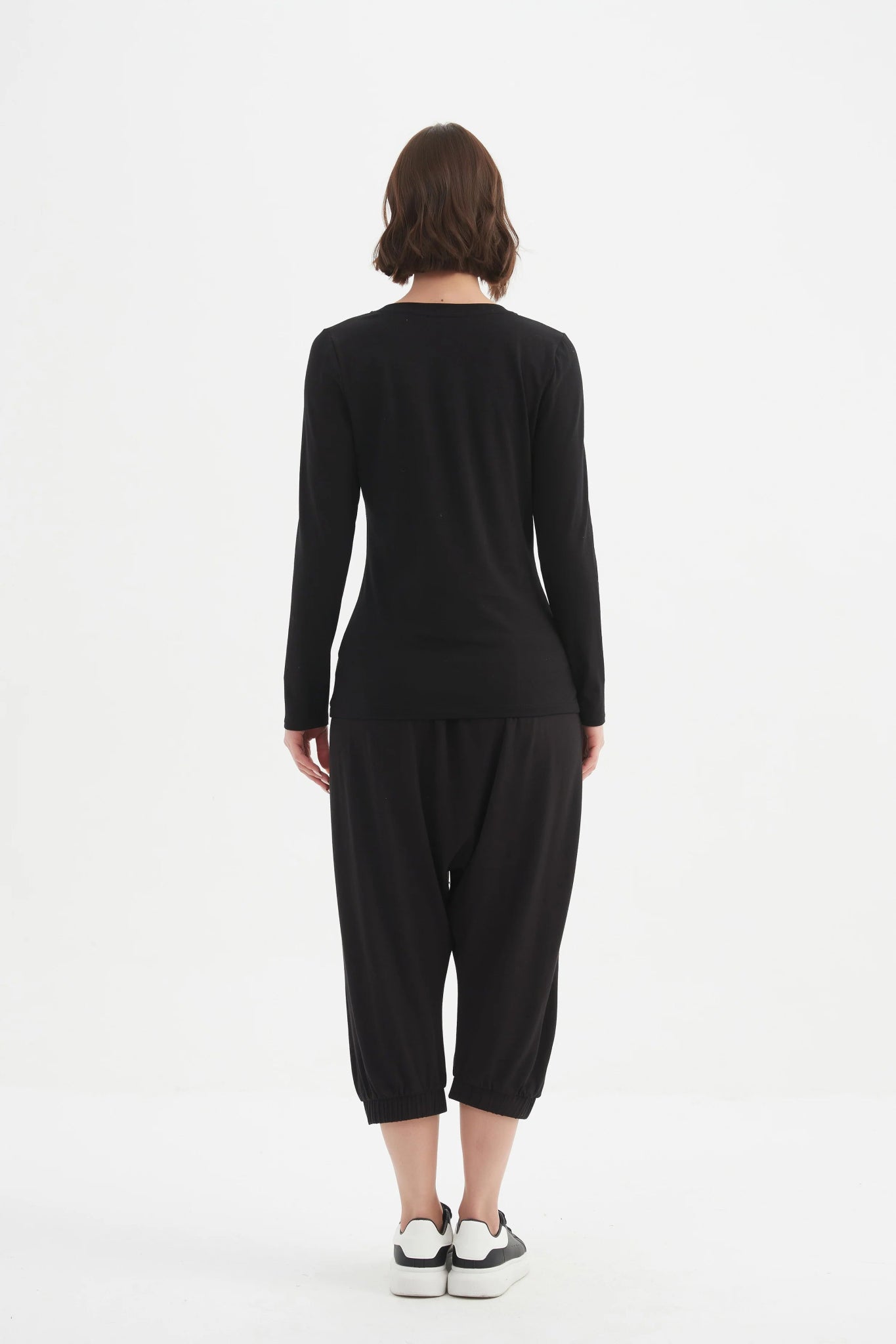 TirelliTirelli Long Sleeve T-Shirt AW25TopsAubergine - Blue Water Clothing