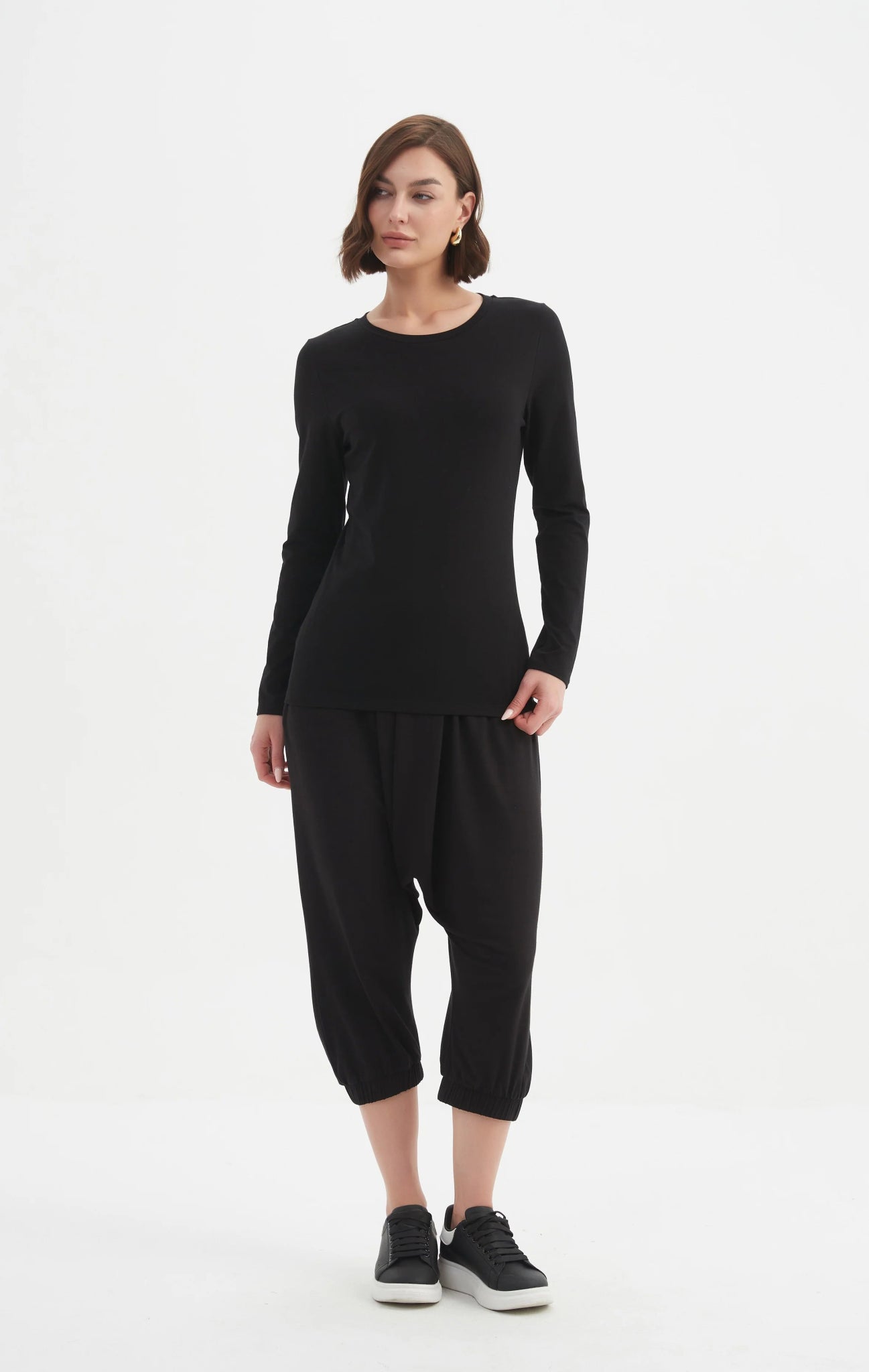 TirelliTirelli Long Sleeve T-Shirt AW25TopsAubergine - Blue Water Clothing