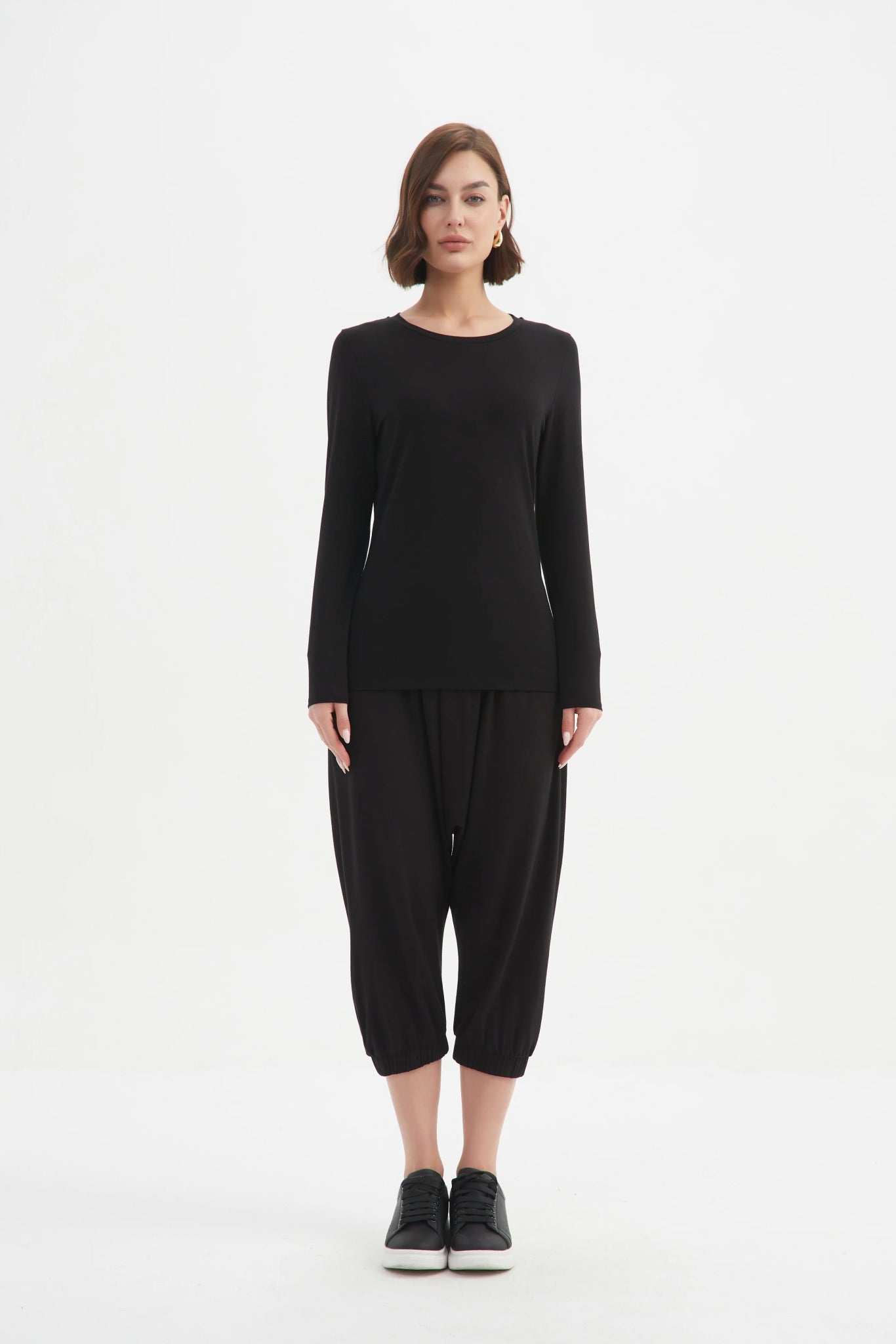 TirelliTirelli Long Sleeve T-Shirt AW25TopsAubergine - Blue Water Clothing