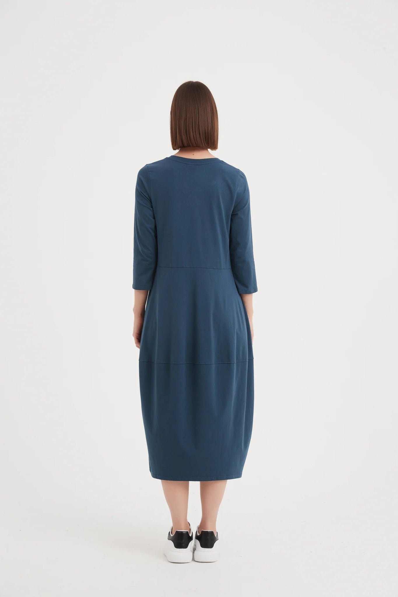 TirelliTirelli Ovoid Jersey Dress NavyClothingNavy - Blue Water Clothing